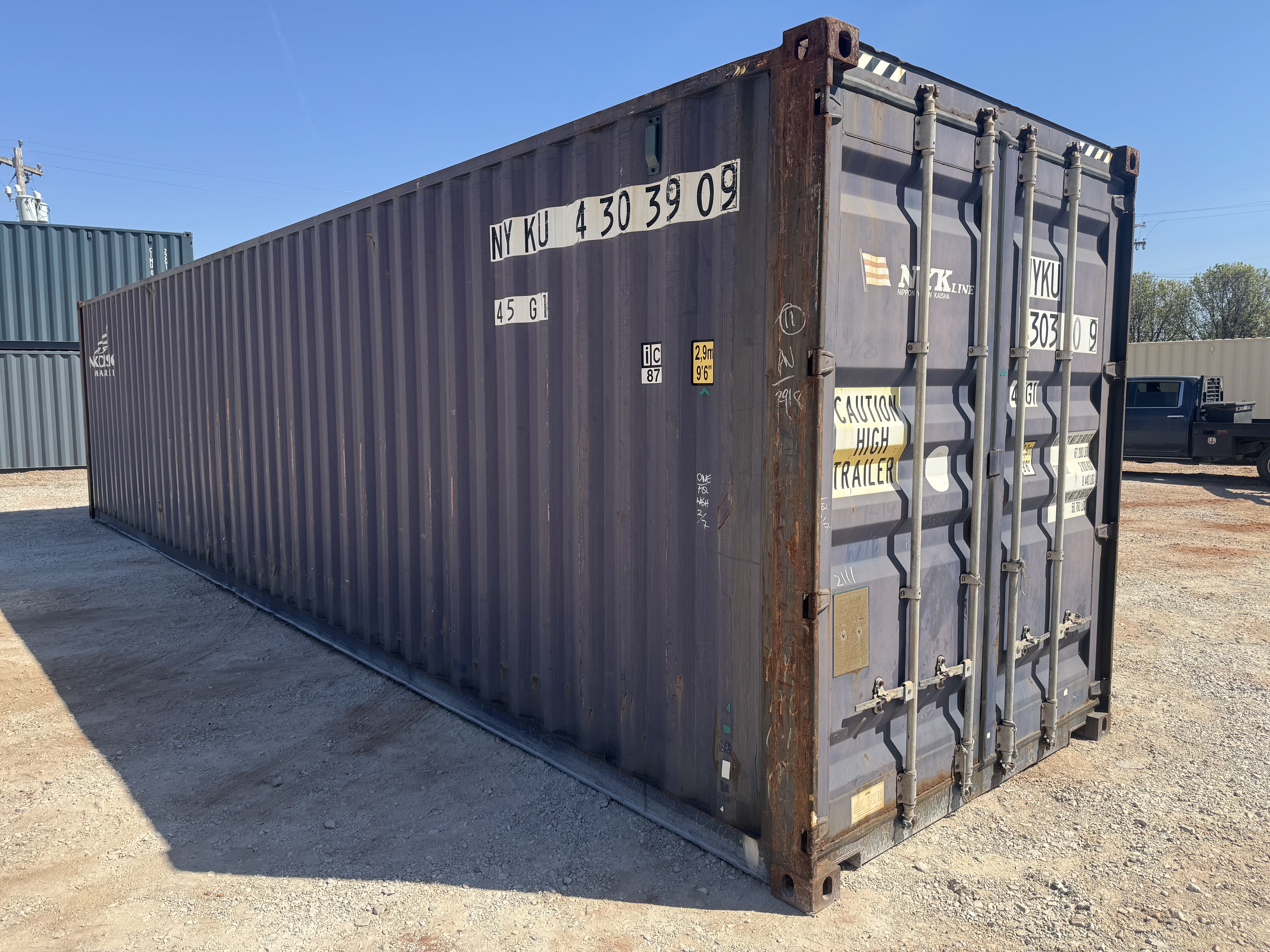 Front corner view of the product