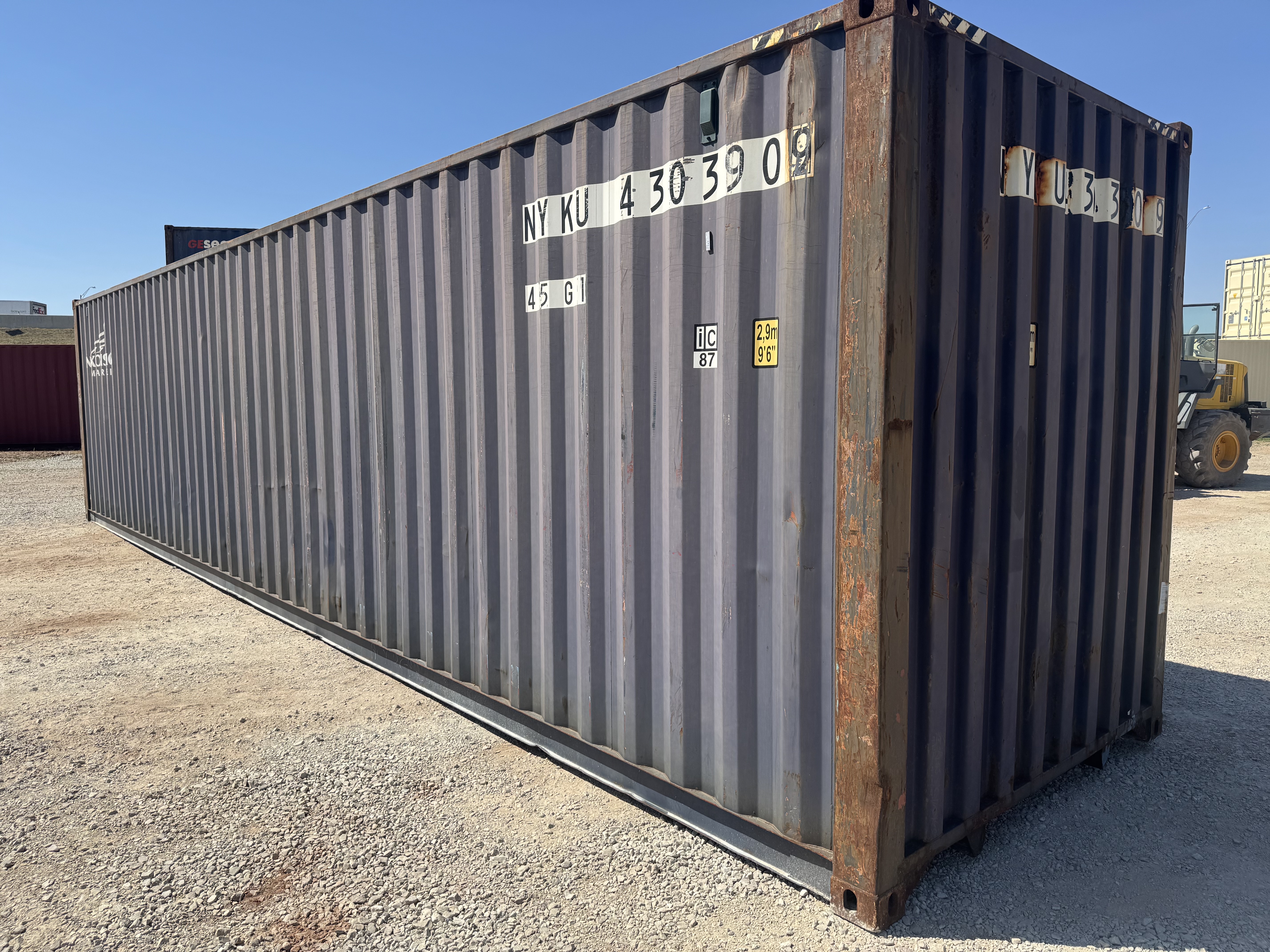 Rear corner view of the product