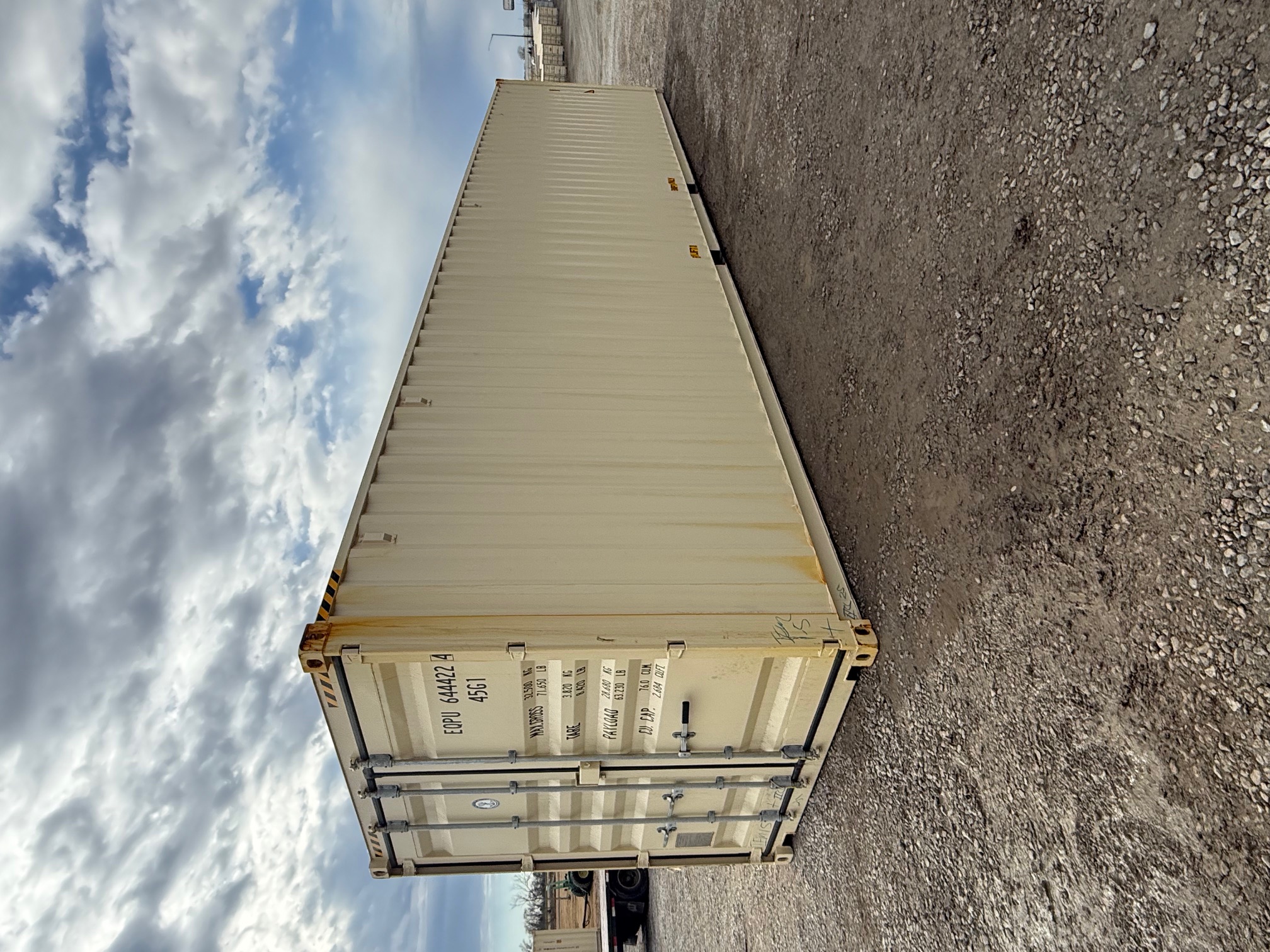 Front corner view of the product