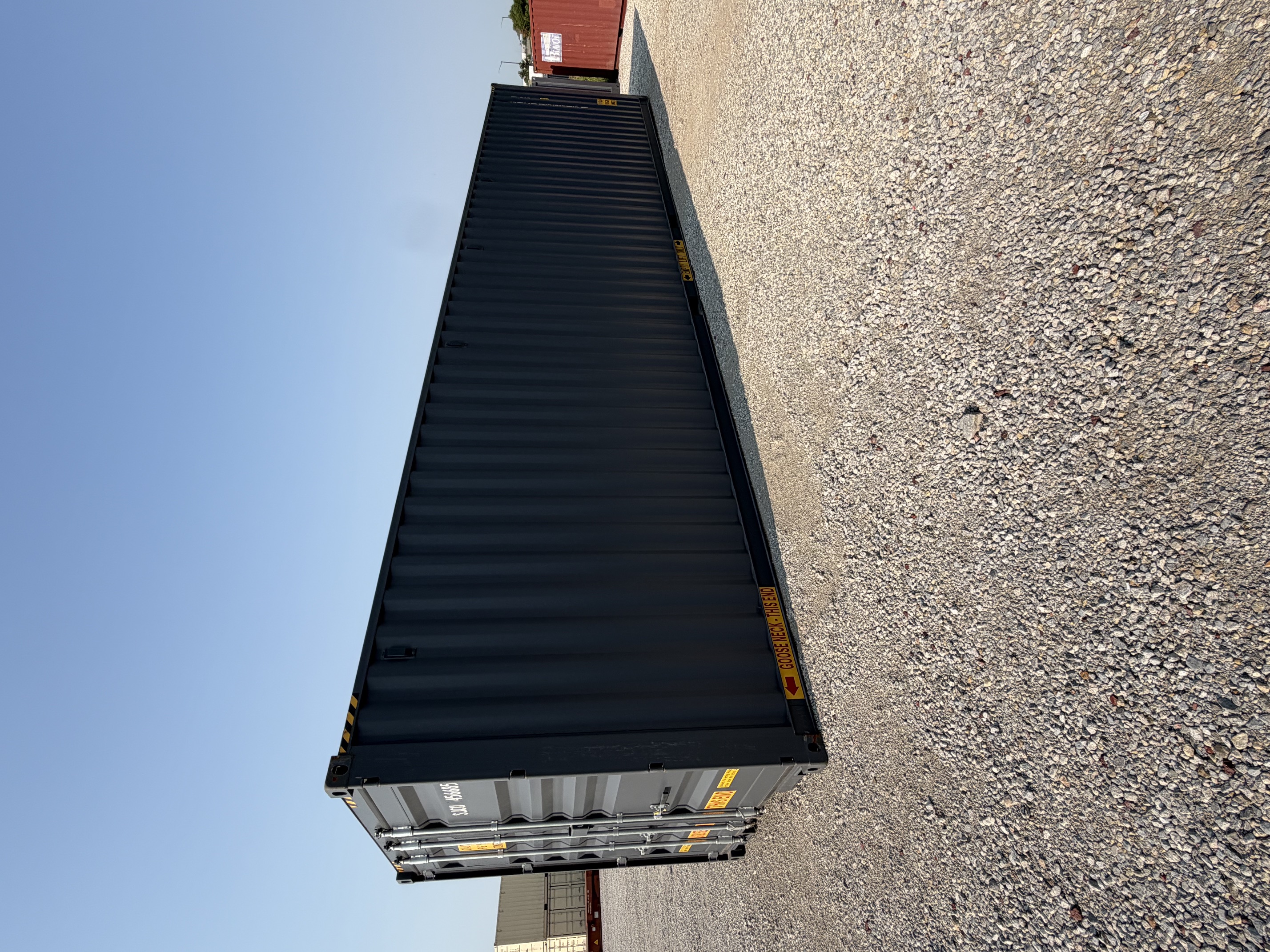 Rear corner view of the product
