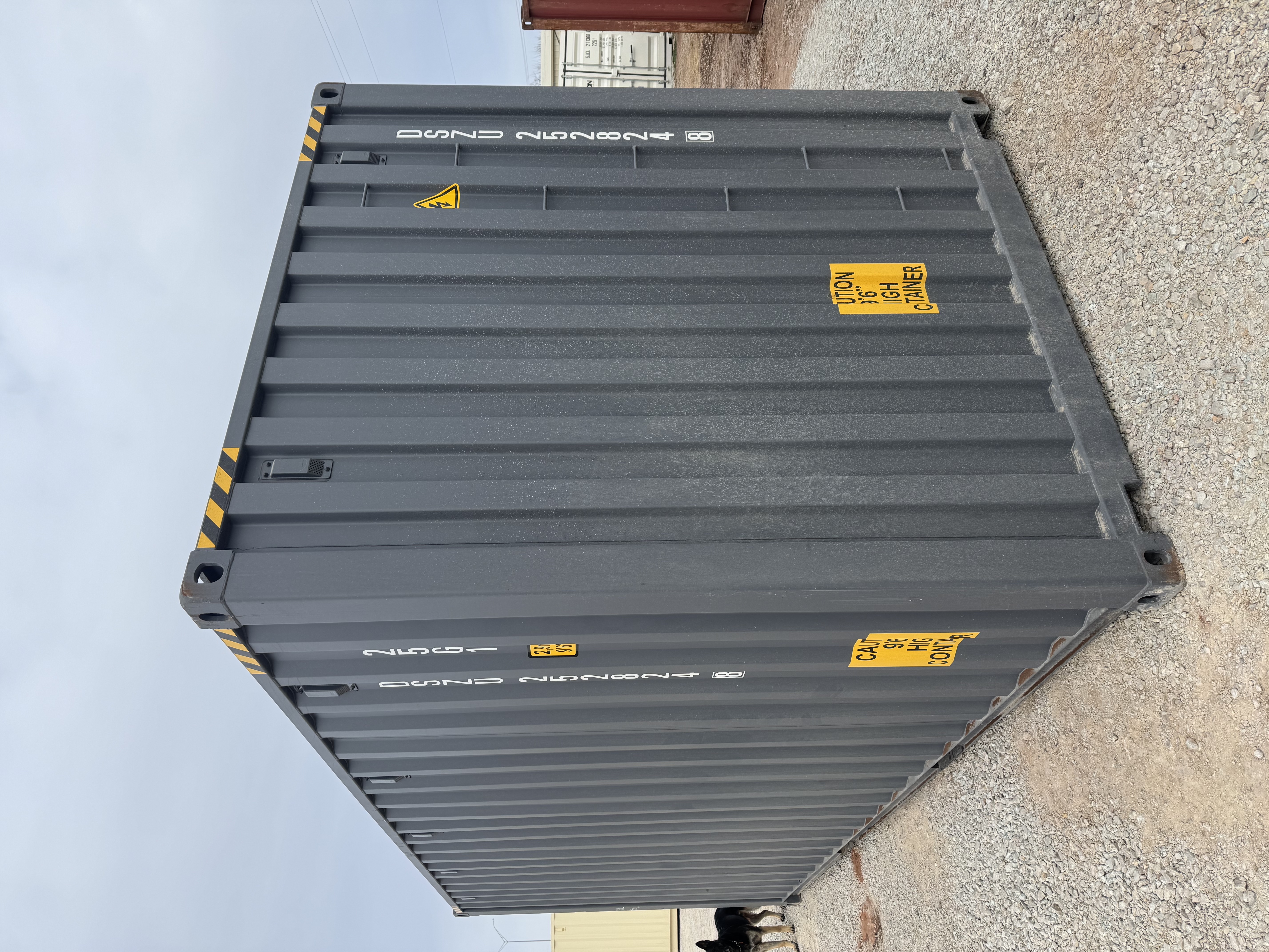 Rear corner view of the product