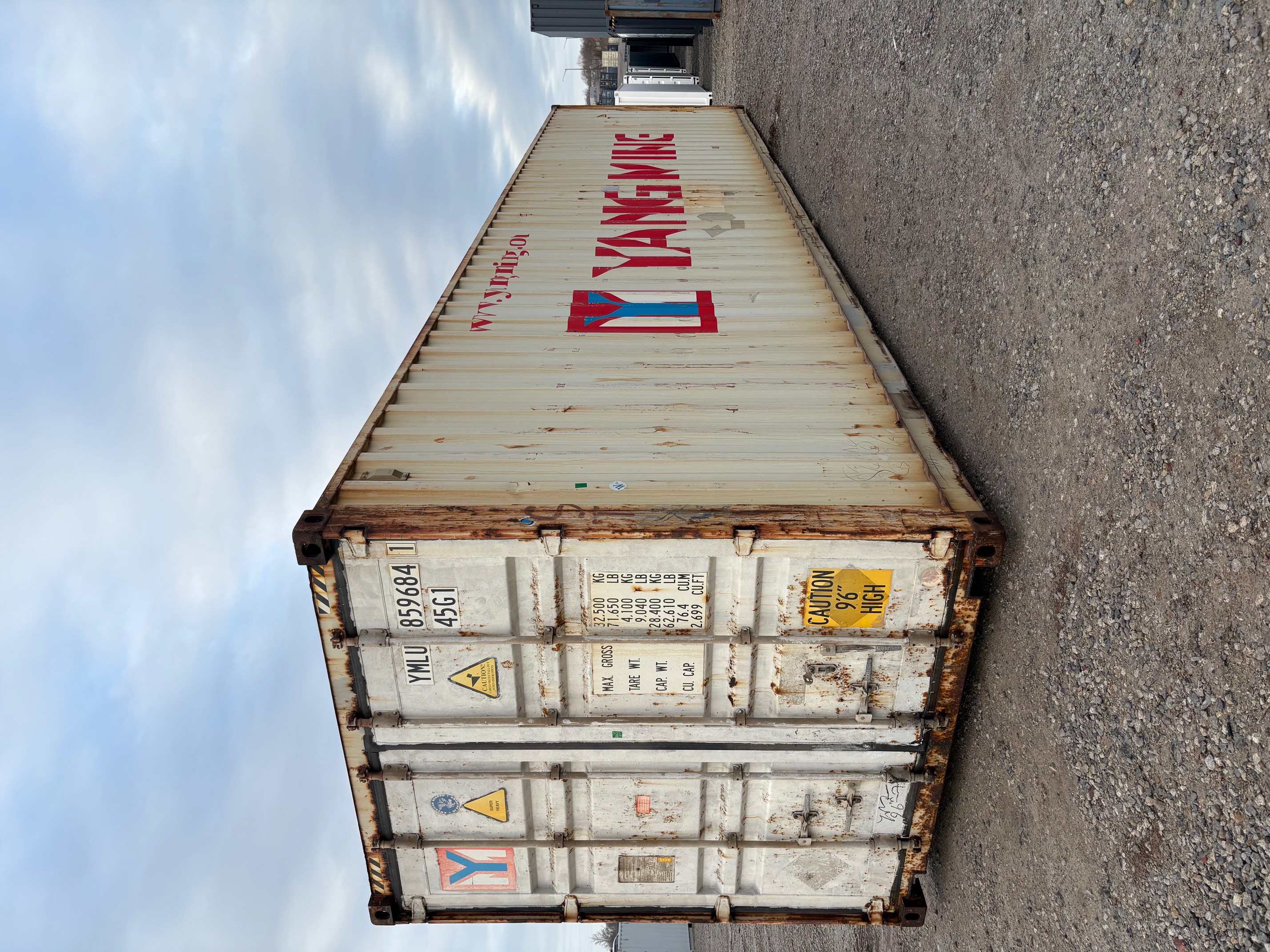 Front corner view of the product