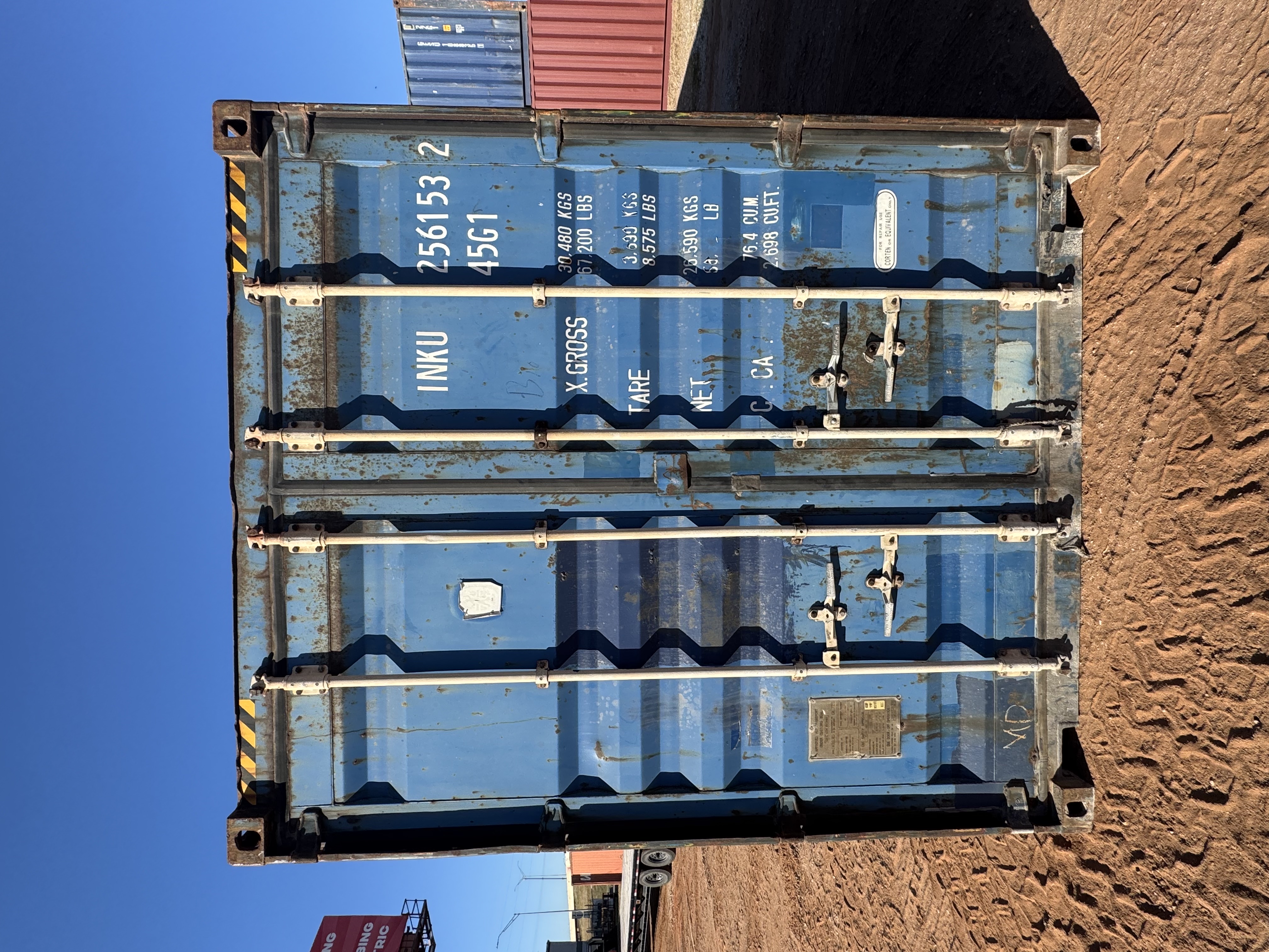 Front corner view of the product