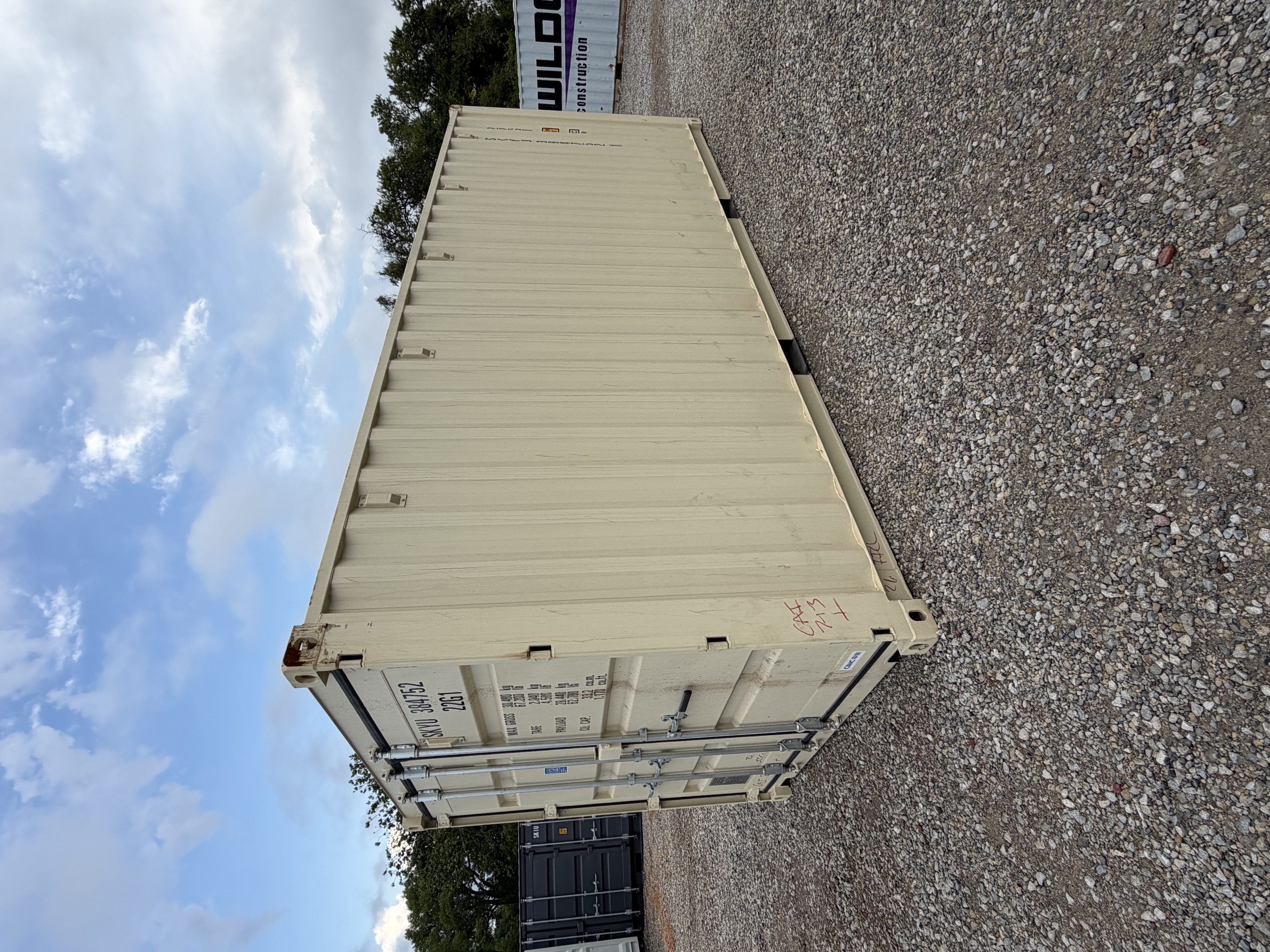 Front corner view of the product