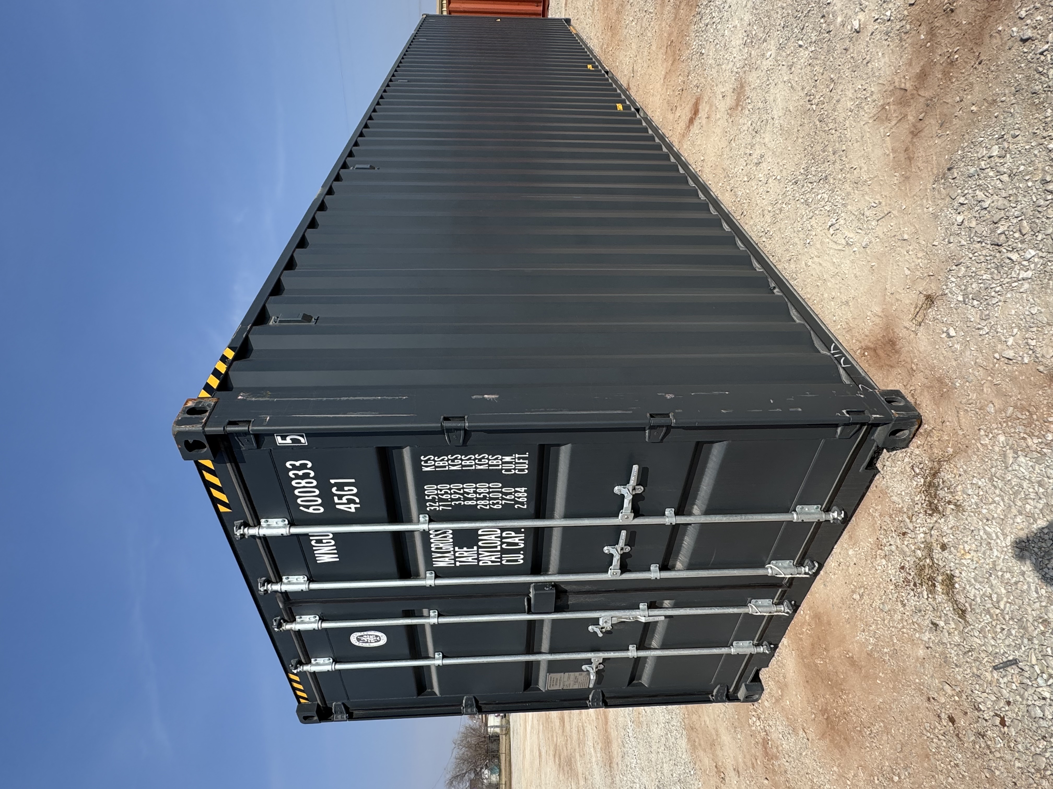 Front corner view of the product