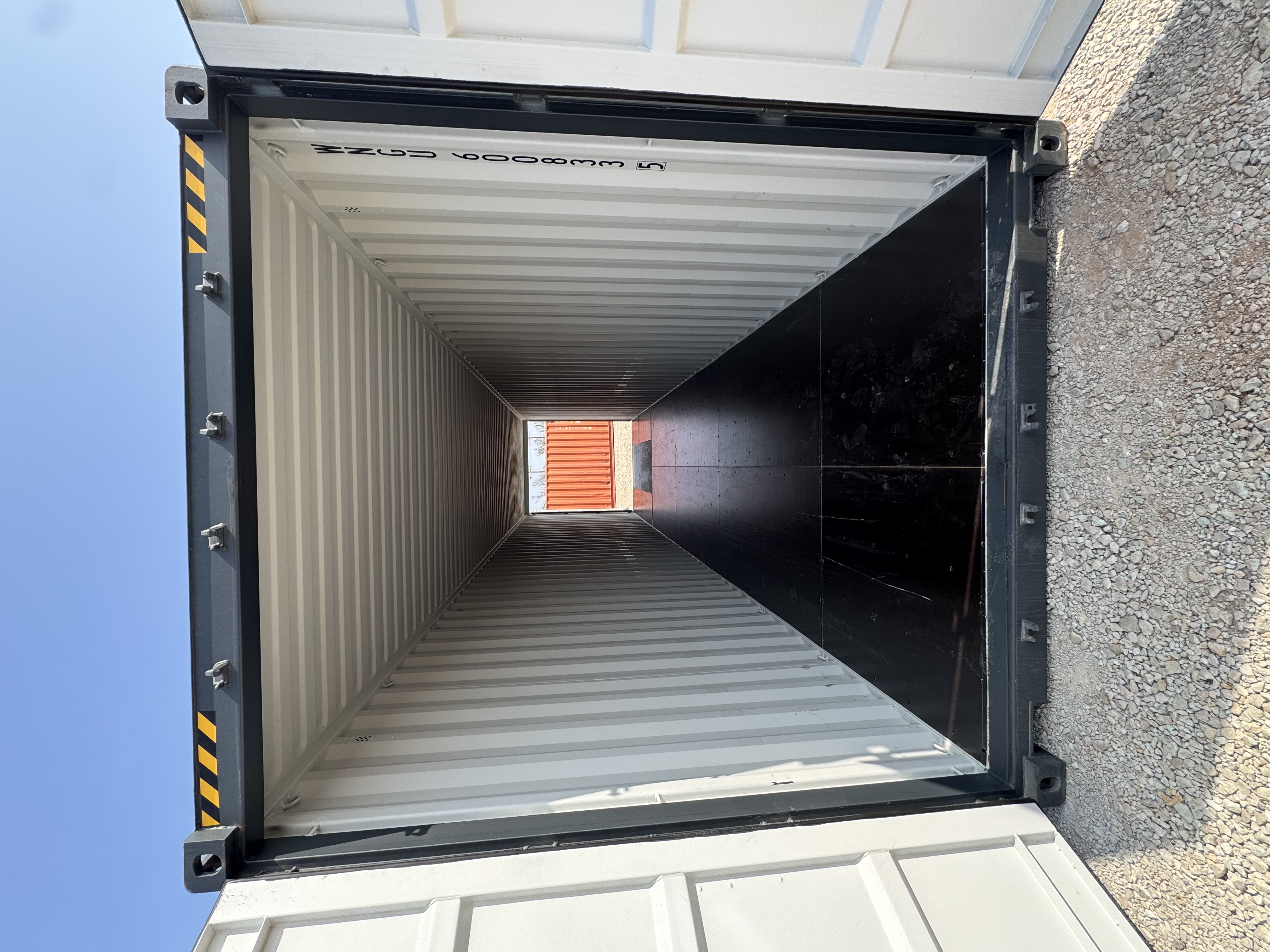 Rear corner view of the product