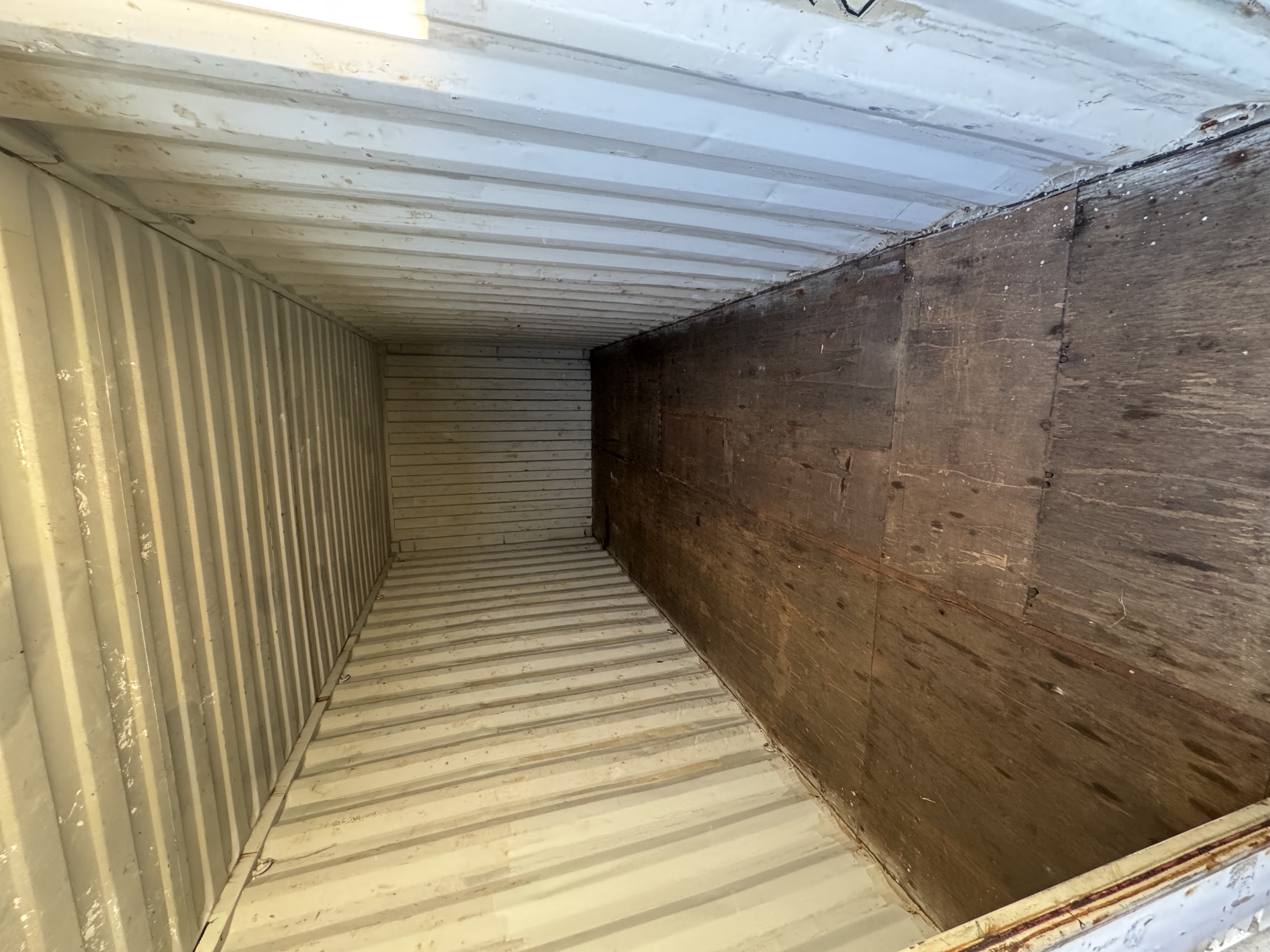 Rear corner view of the product