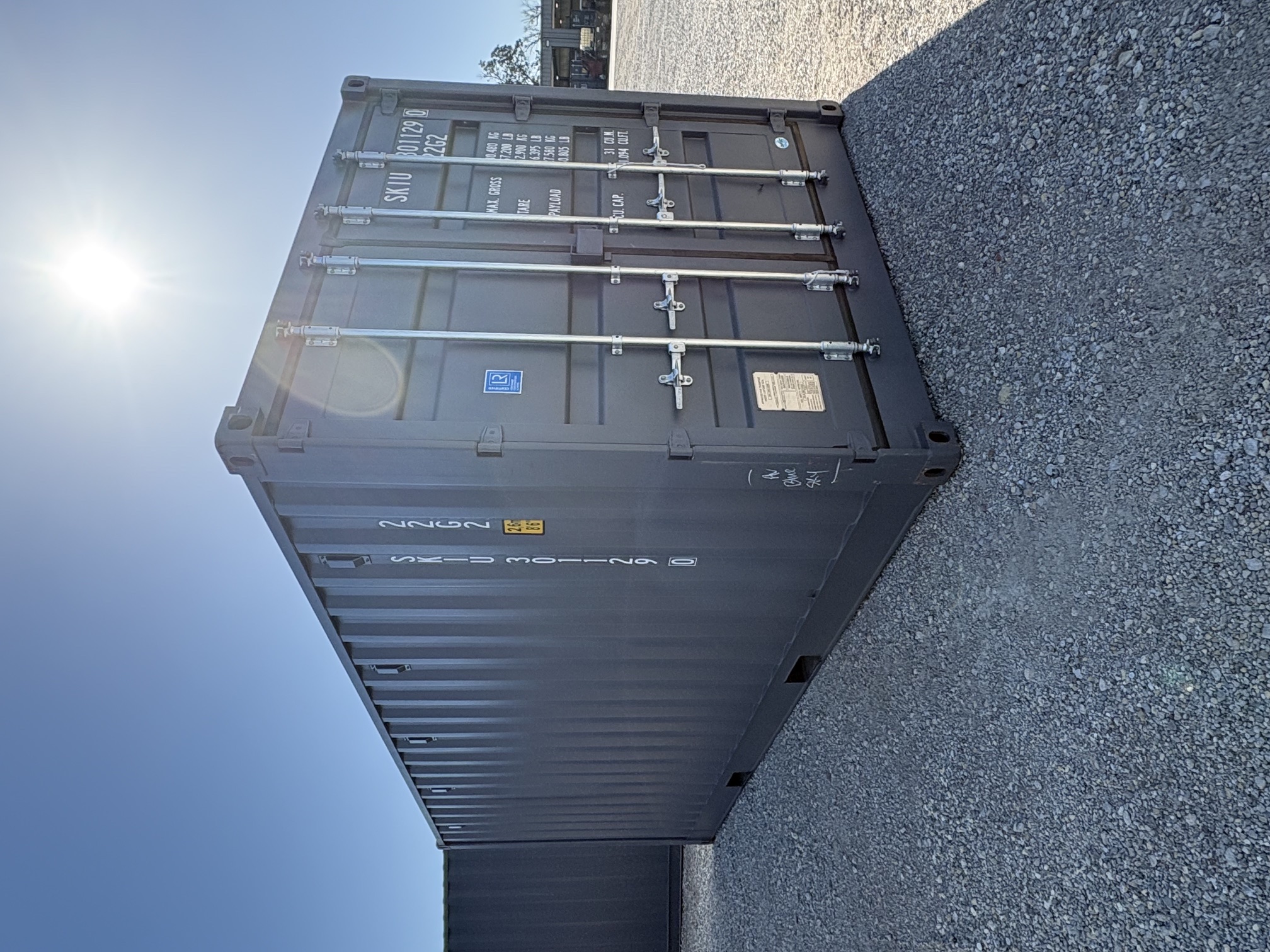 Front corner view of the product