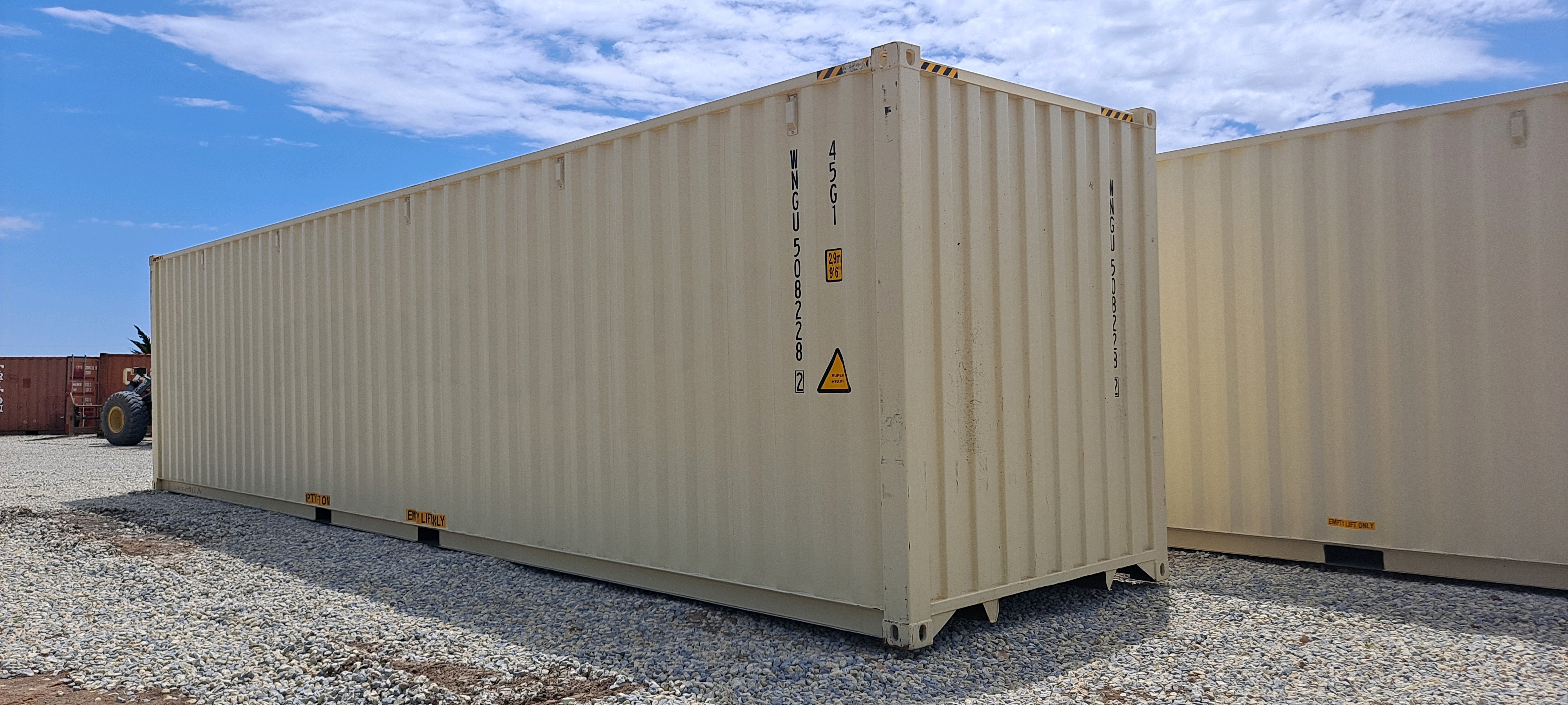 Rear corner view of the product