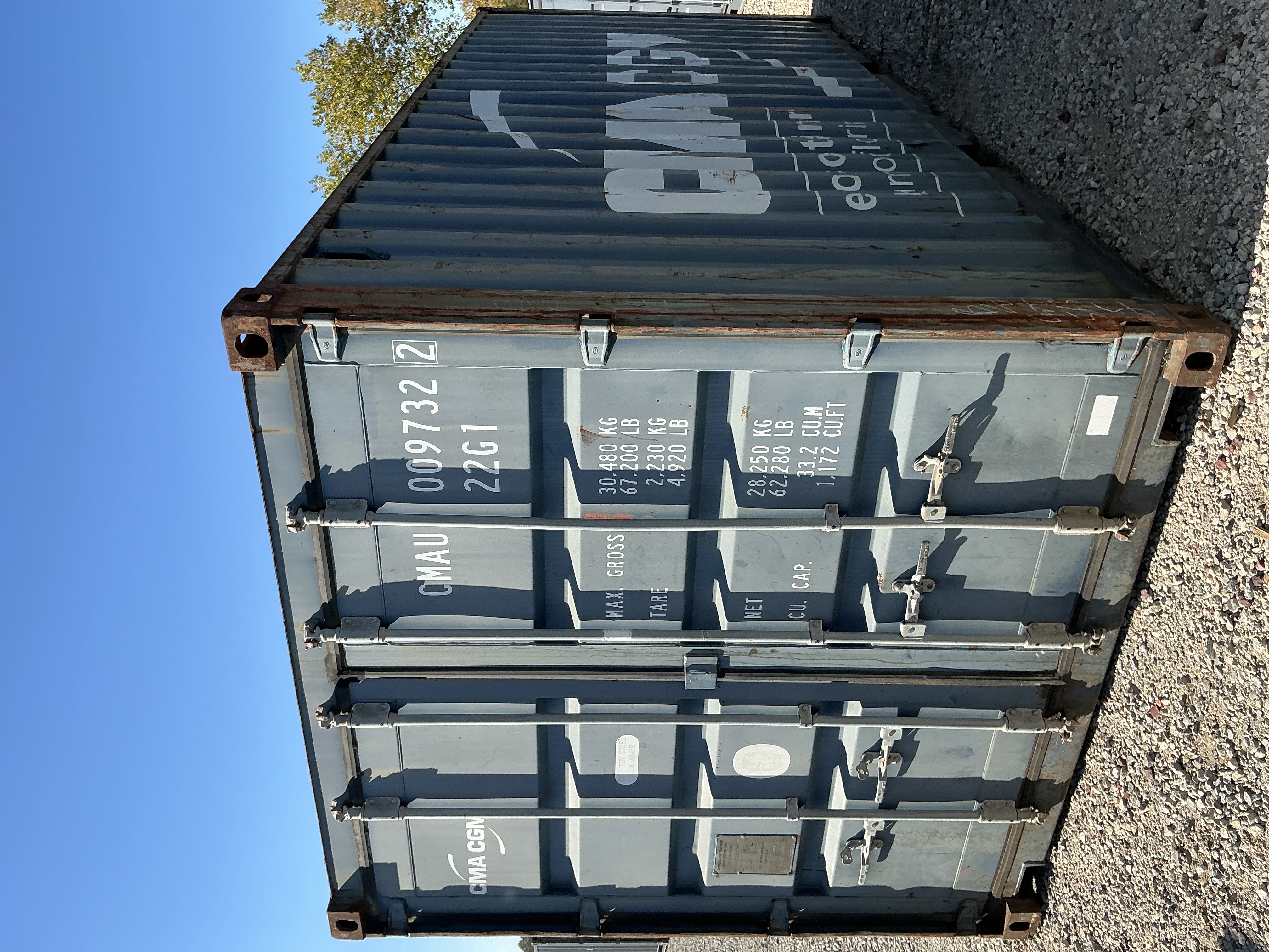 Front corner view of the product