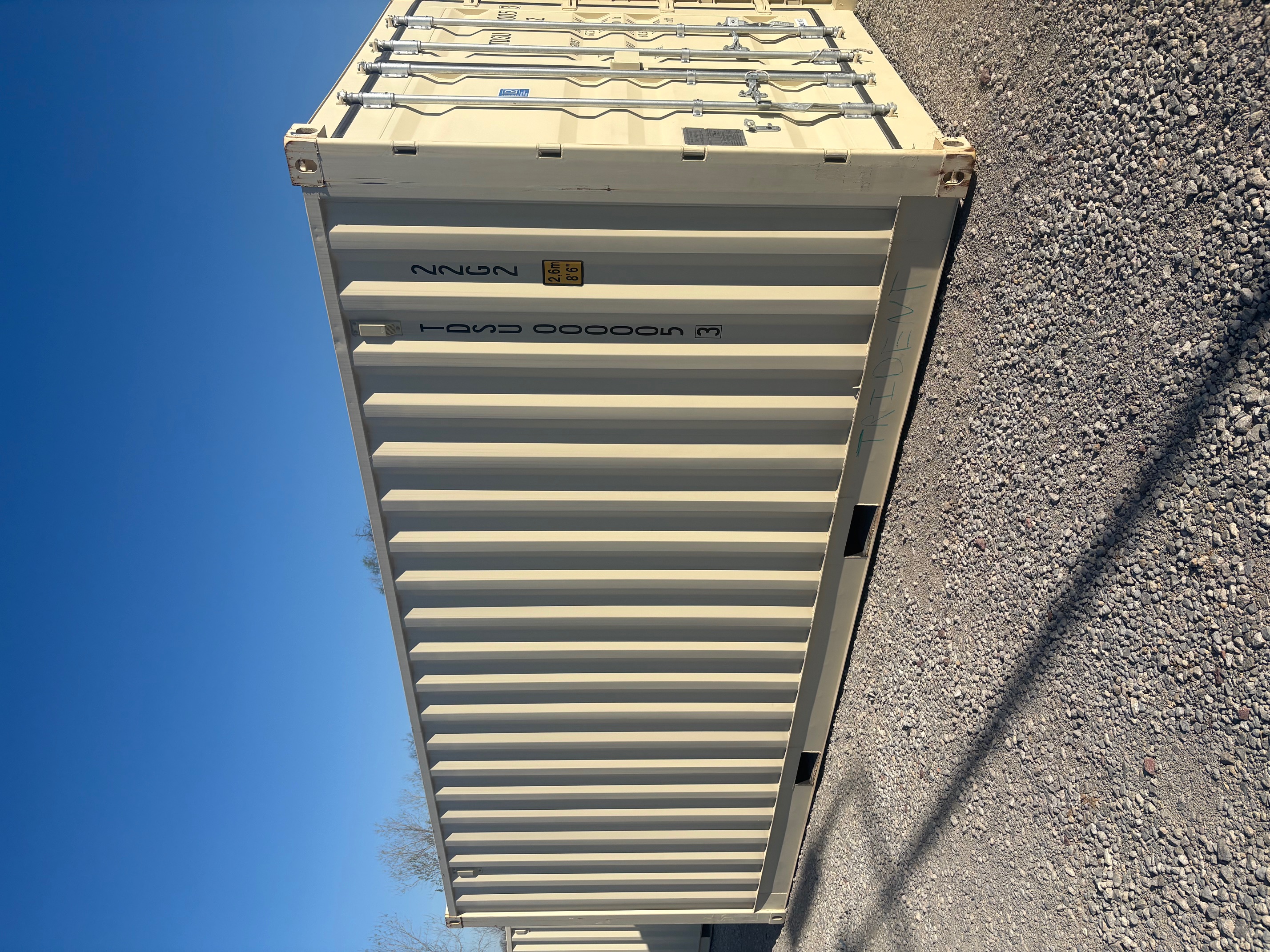 Front corner view of the product