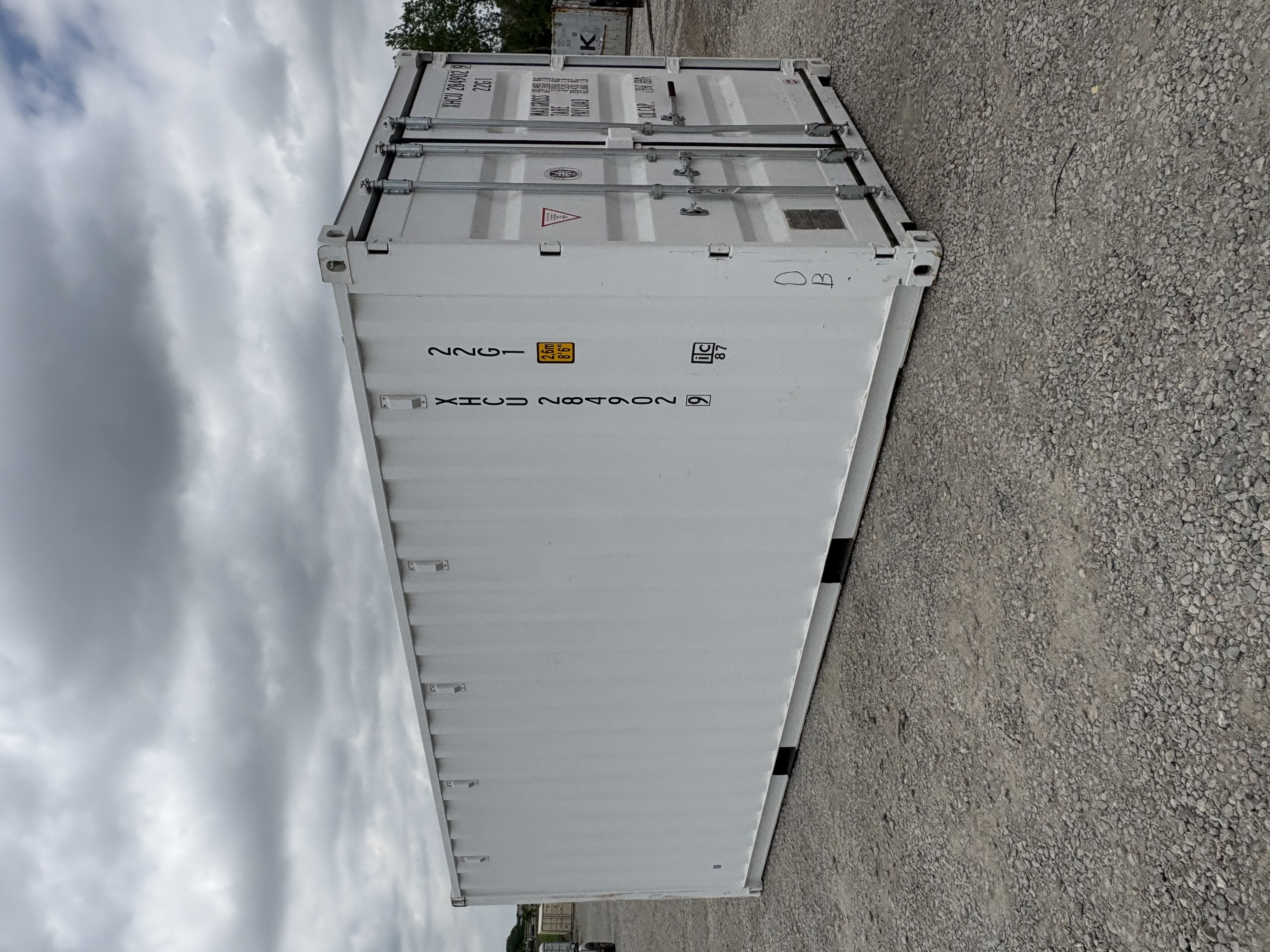 Front corner view of the product