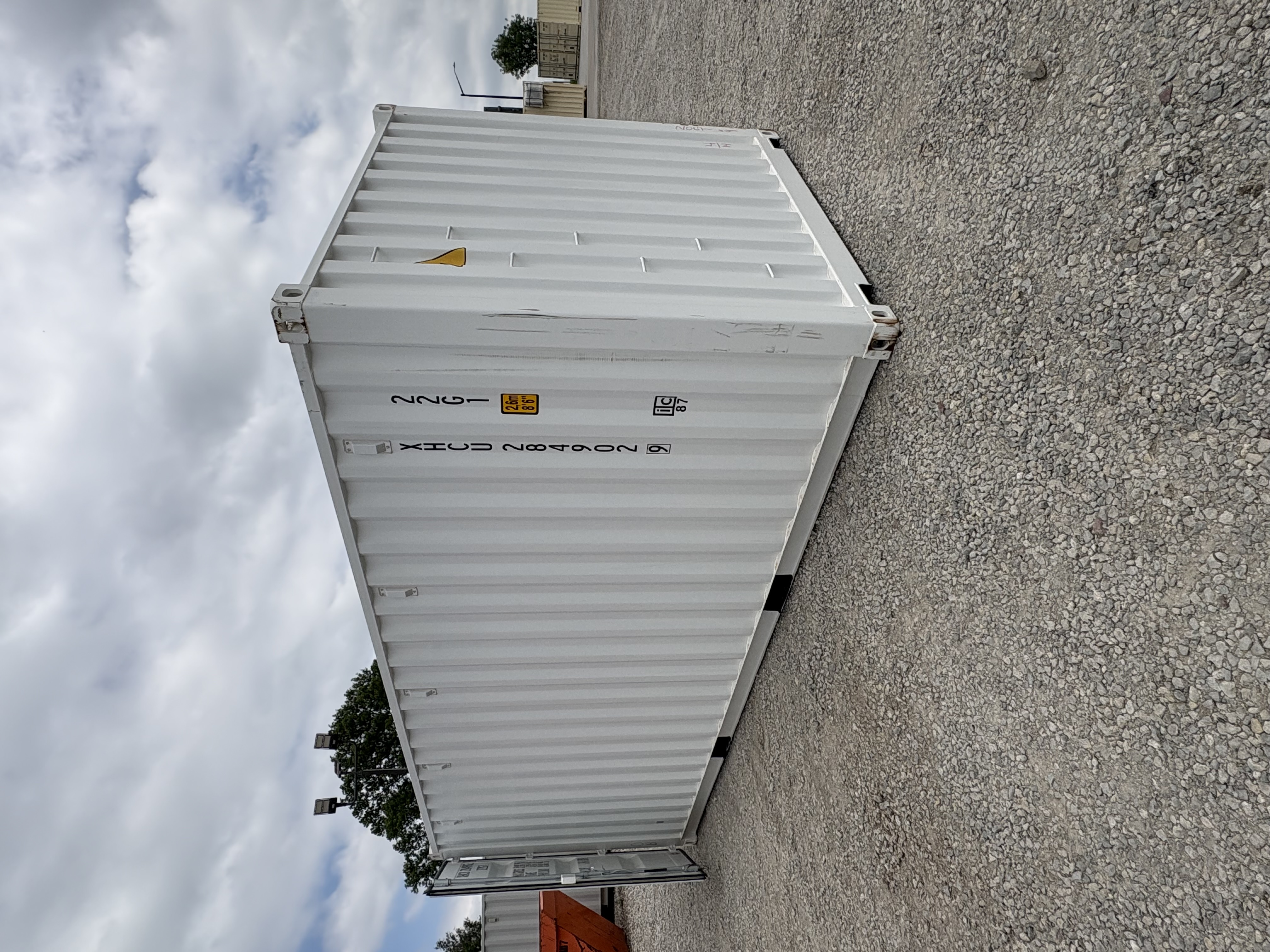 Rear corner view of the product