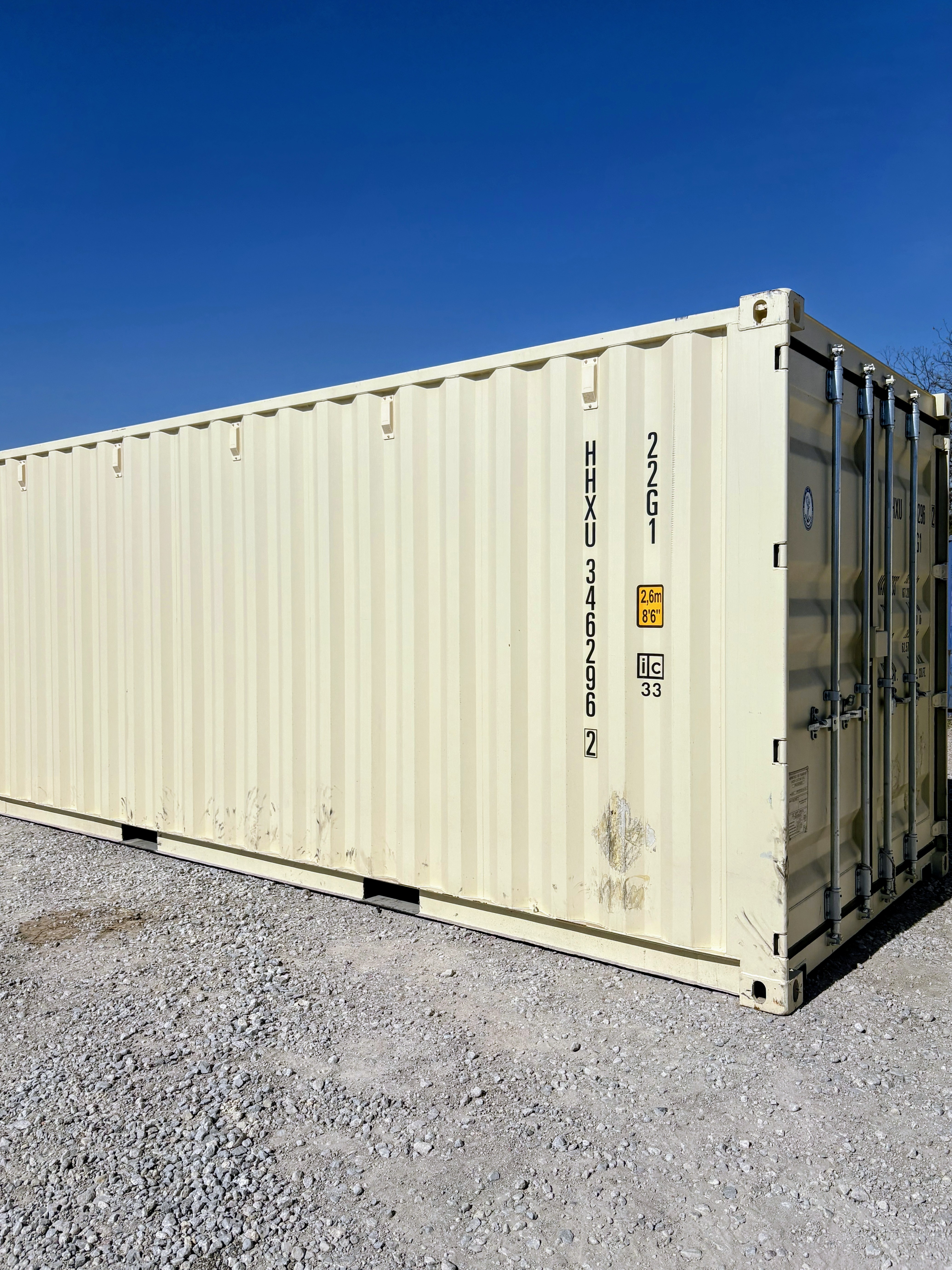 Front corner view of the product