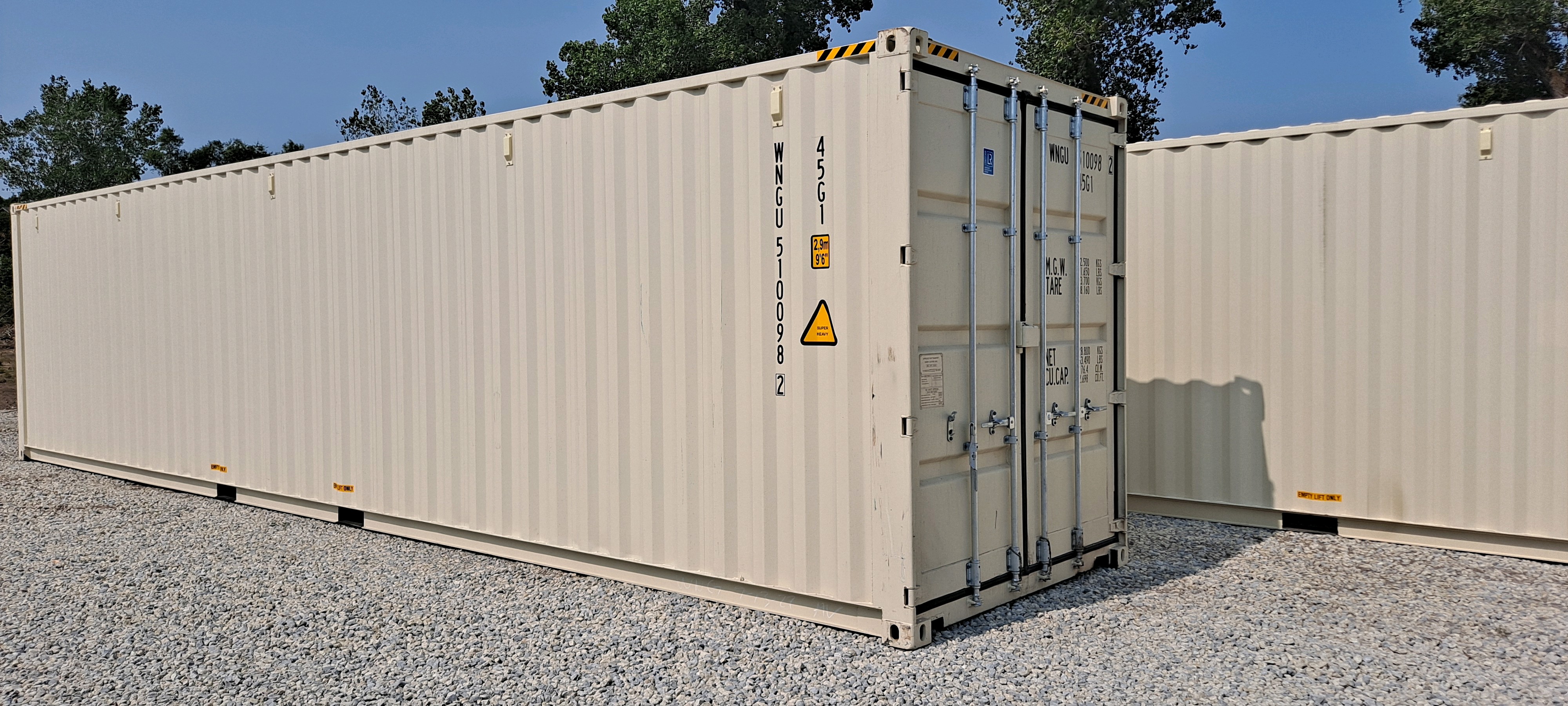 Front corner view of the product