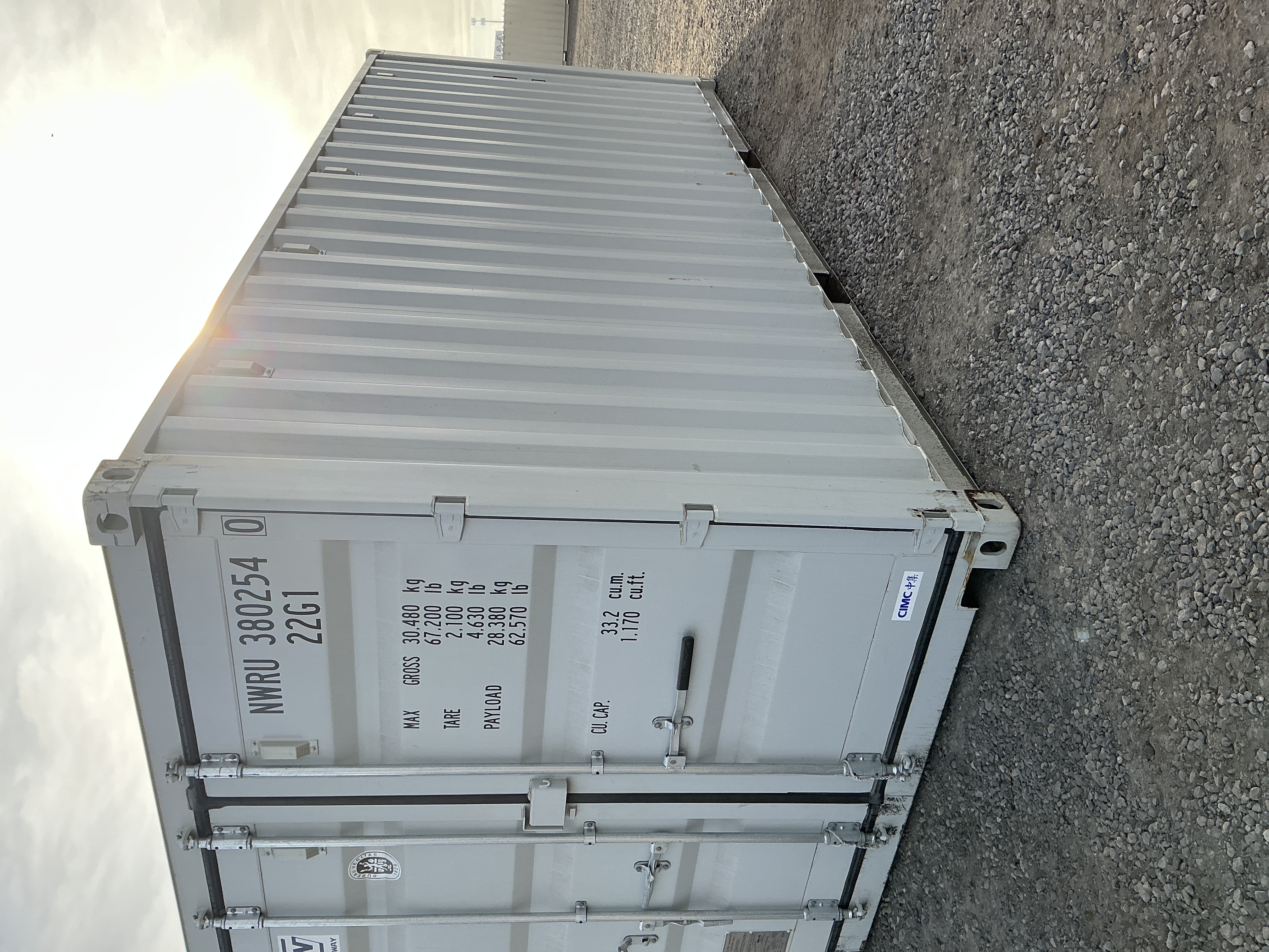 Front corner view of the product