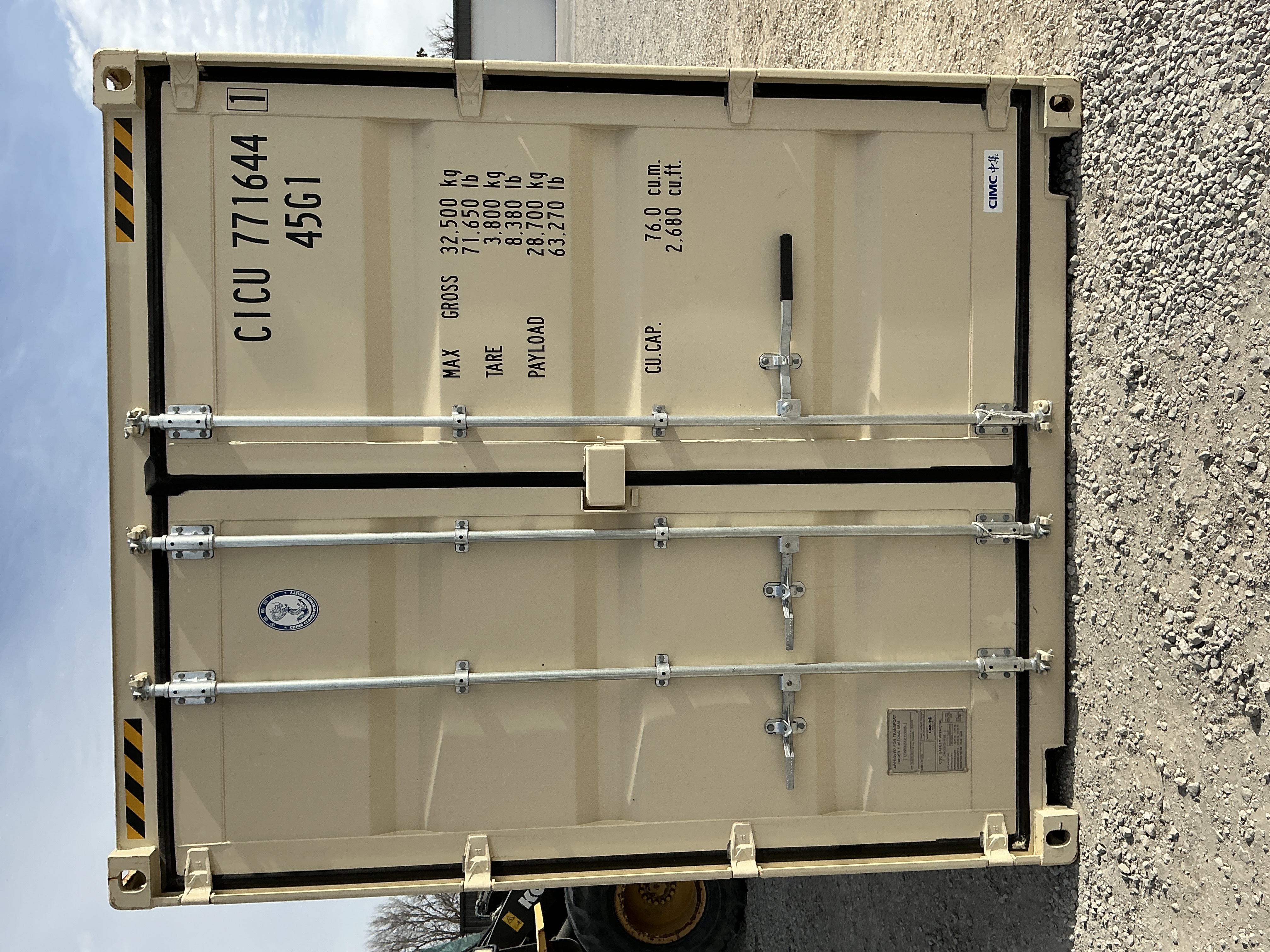 Front view of the product