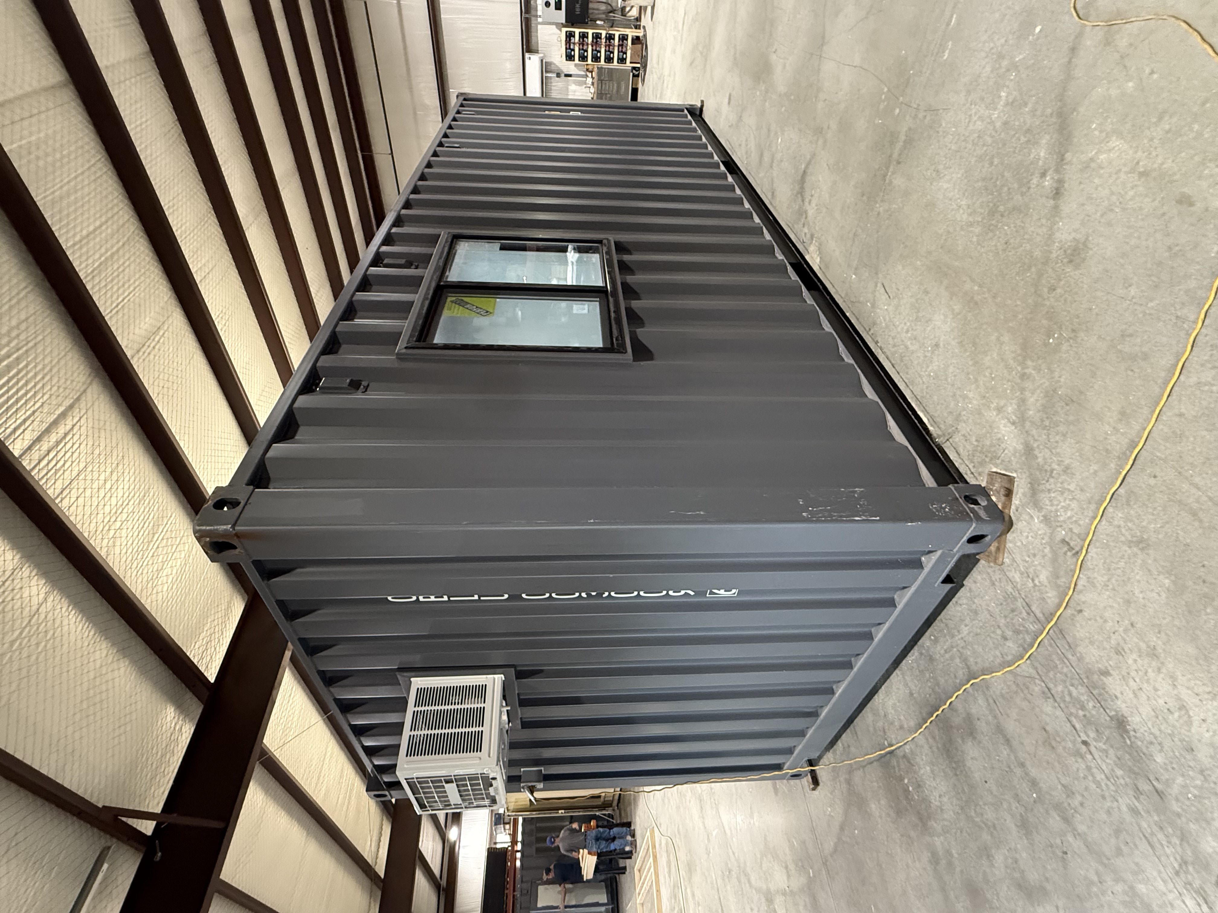 Front corner view of the product