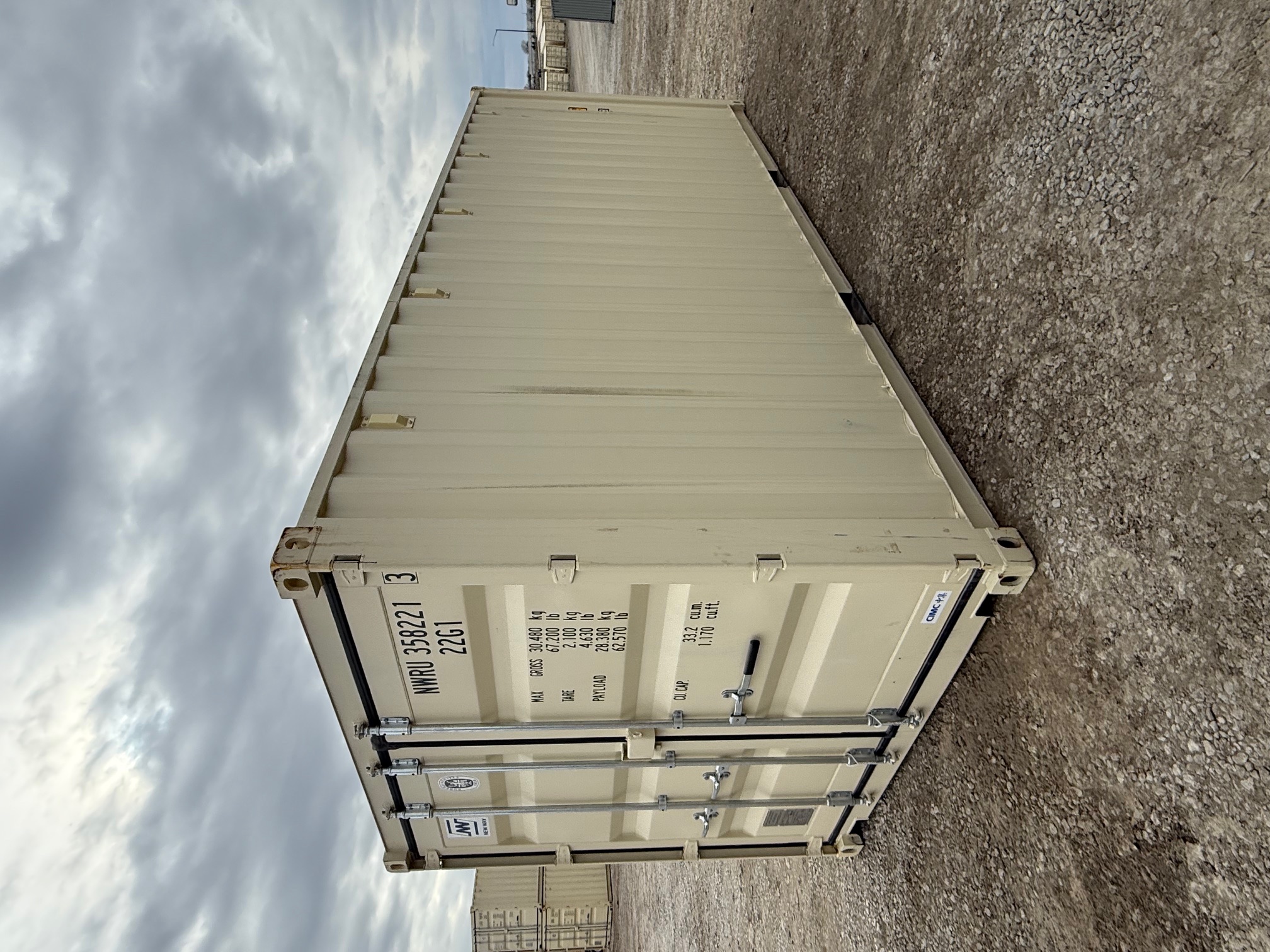 Front corner view of the product