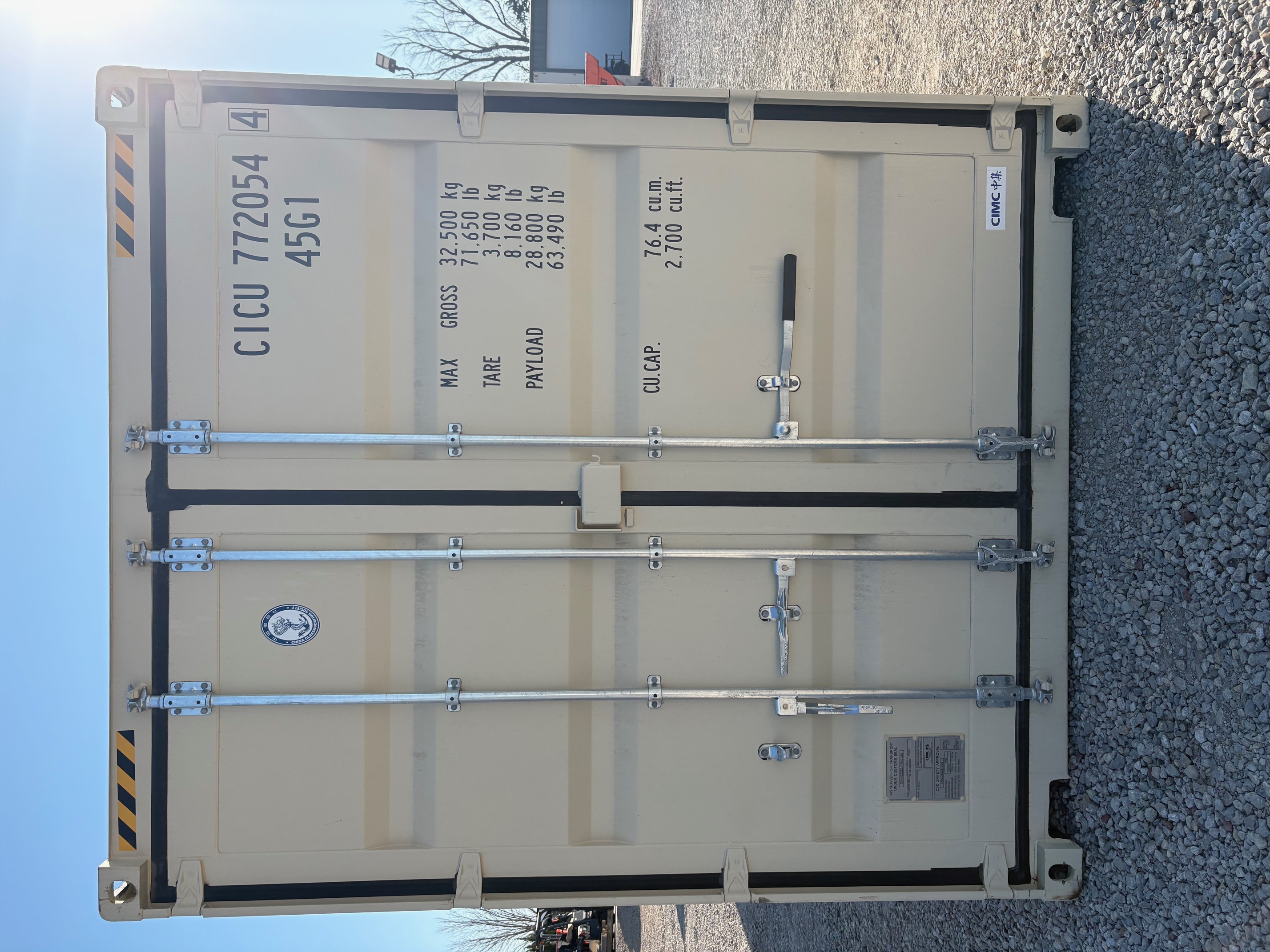 Front view of the product