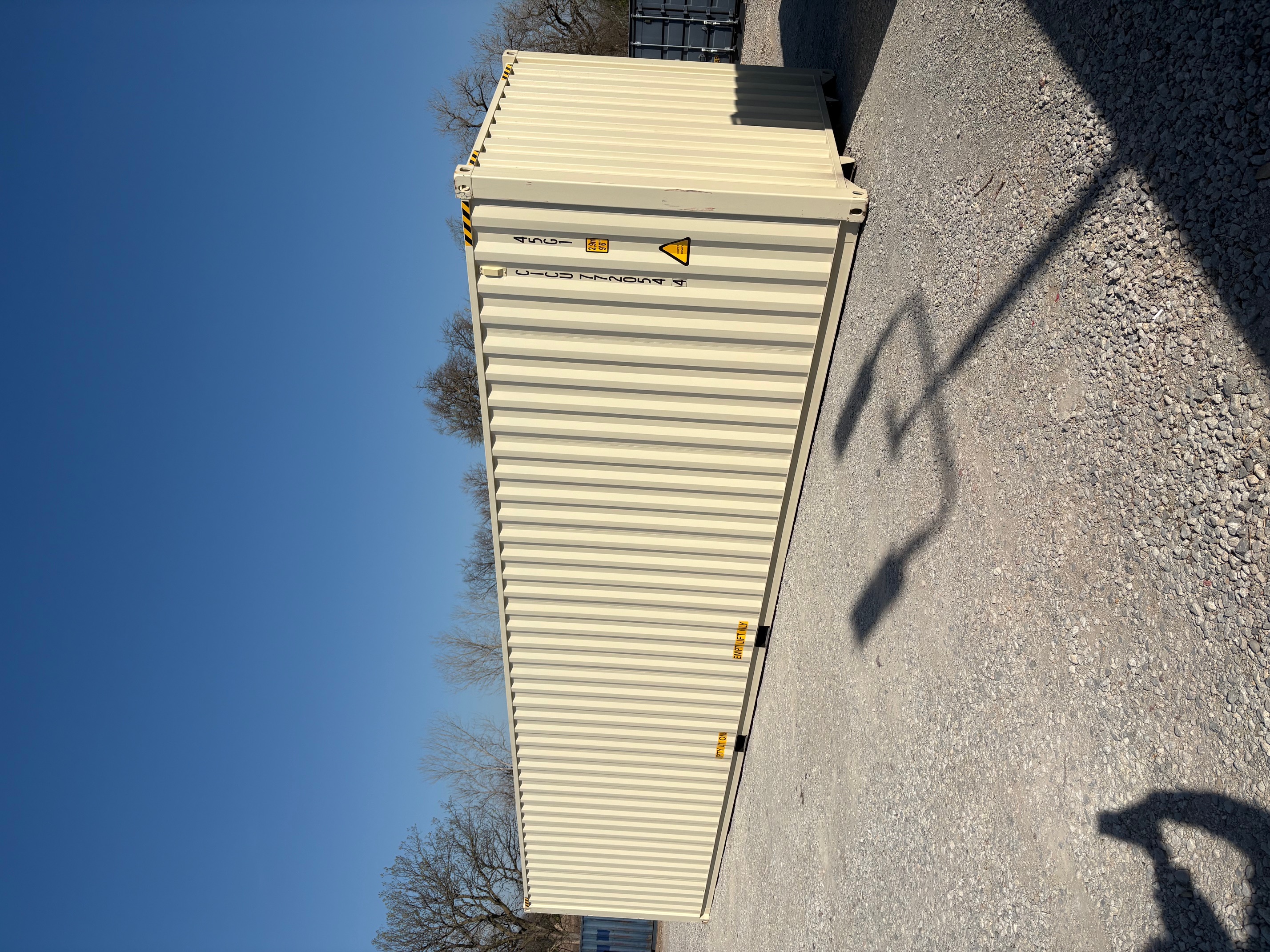 Rear corner view of the product