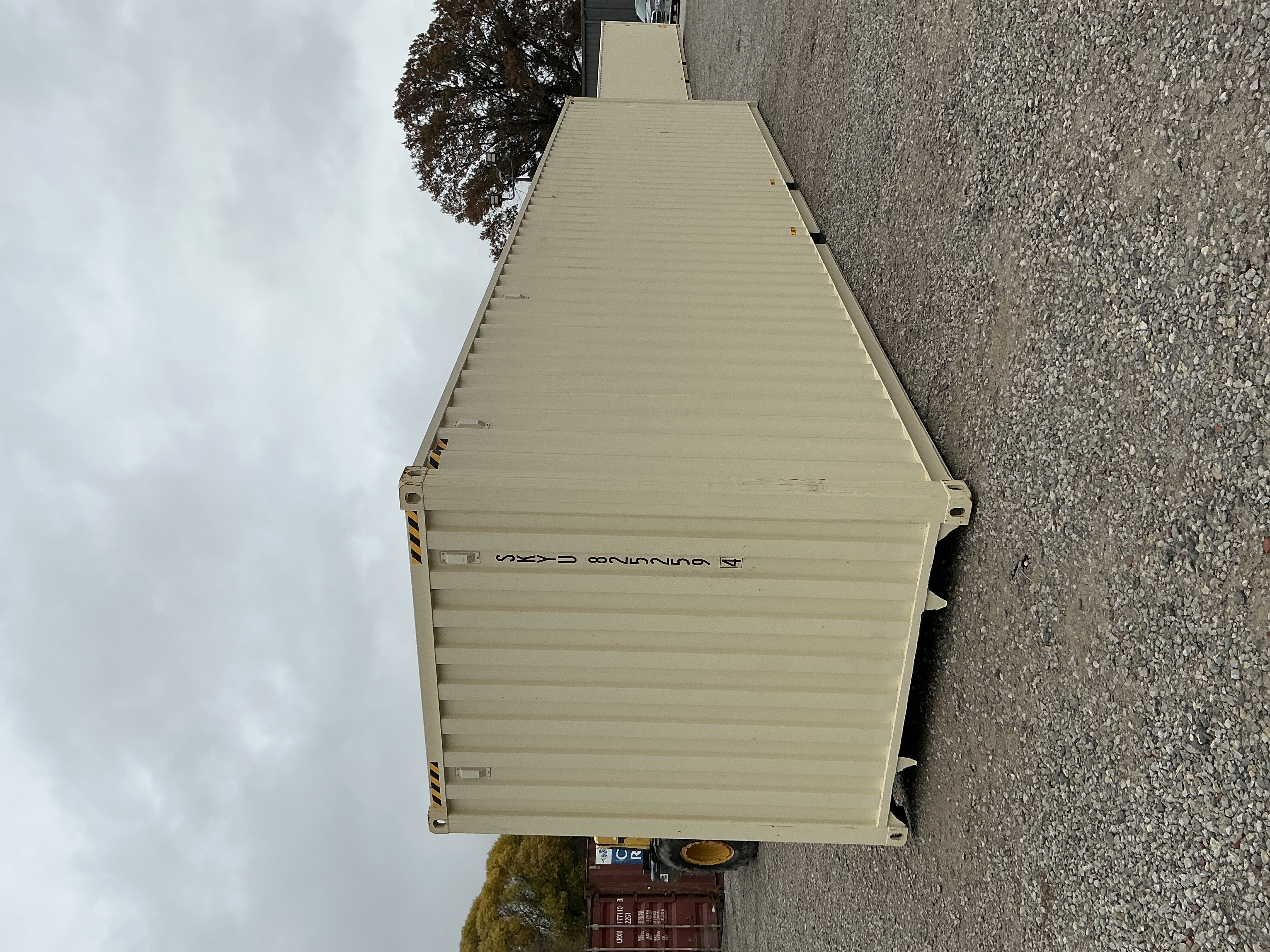 Rear corner view of the product