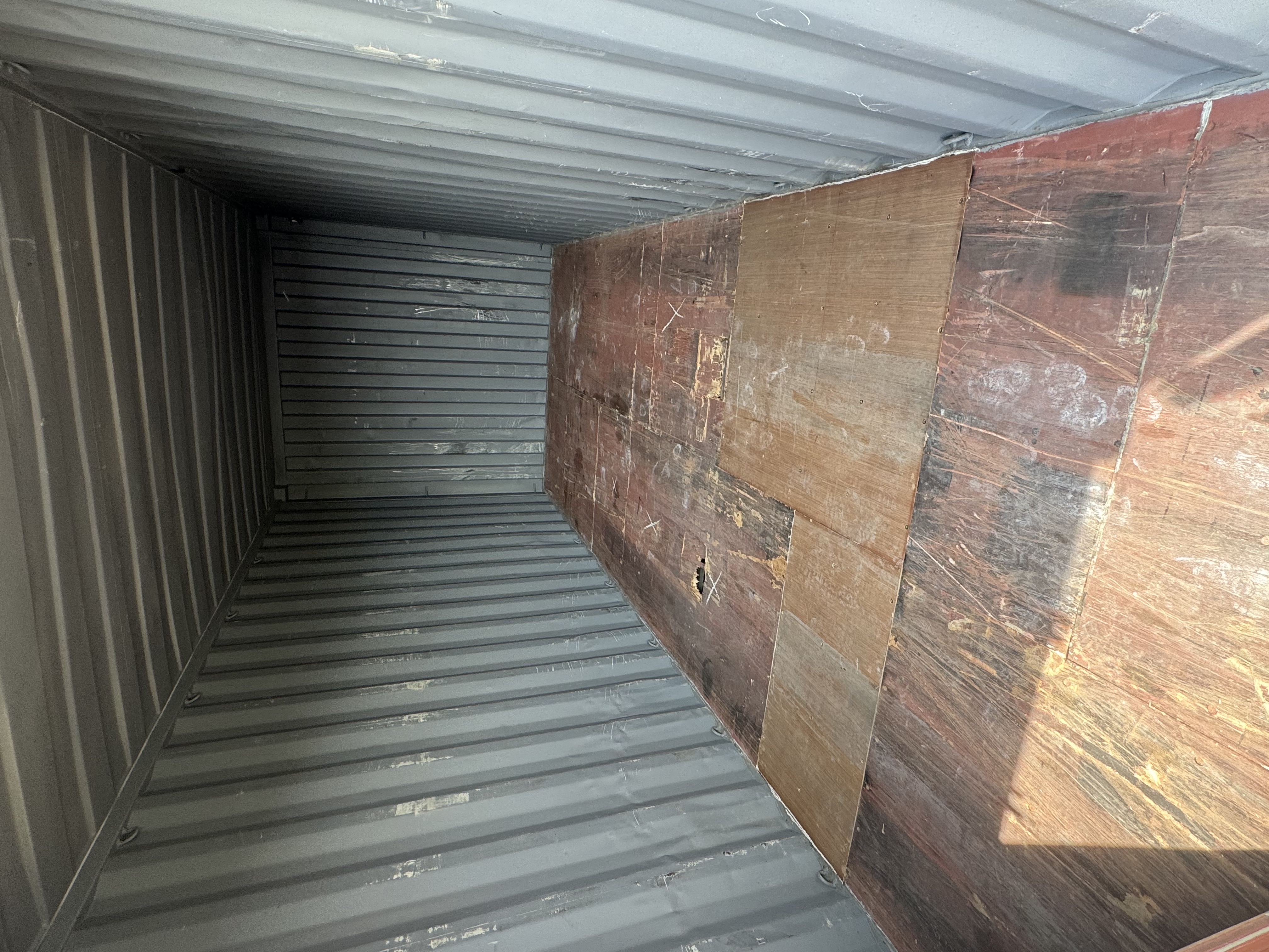 Rear corner view of the product