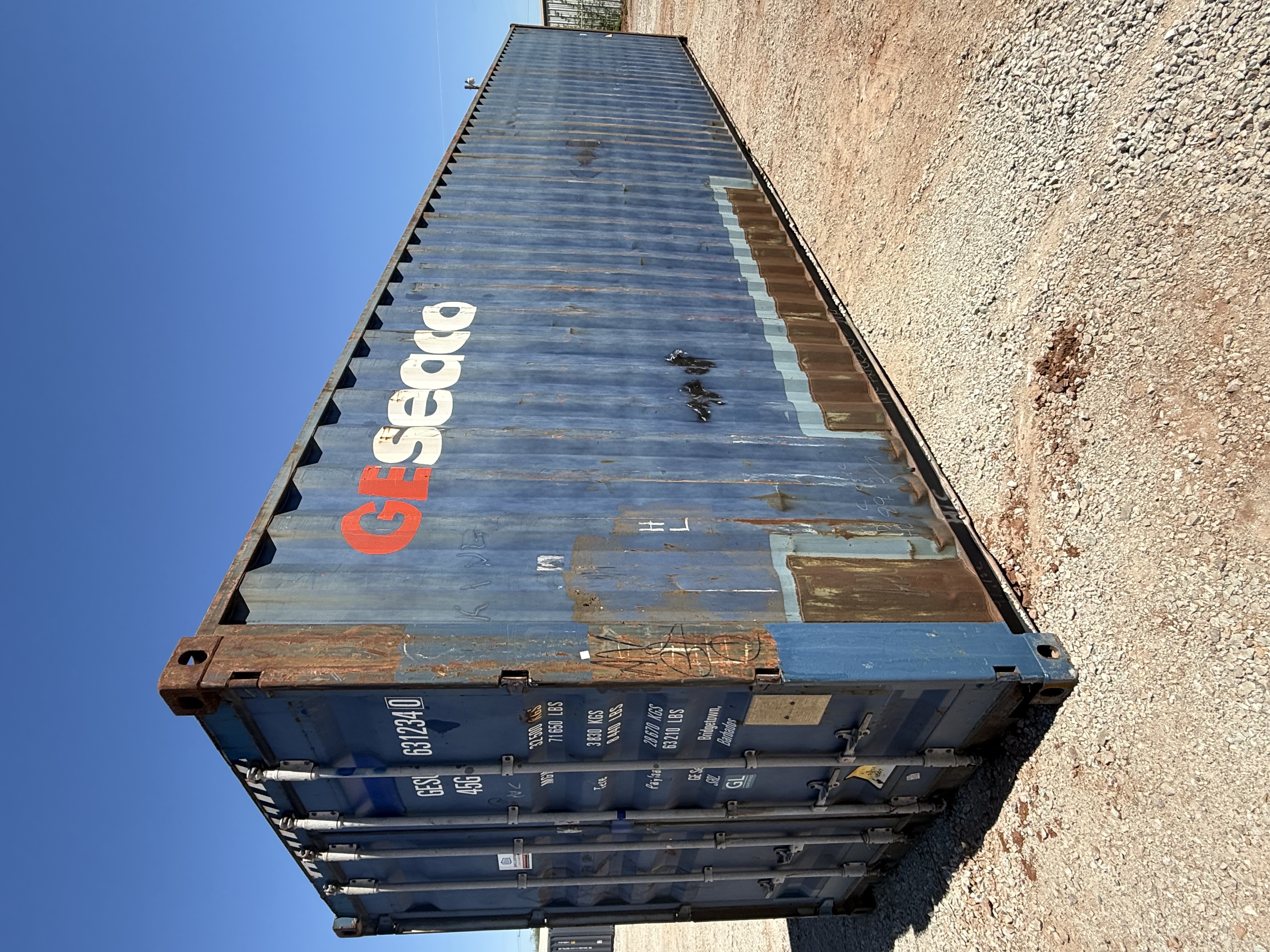 Front corner view of the product