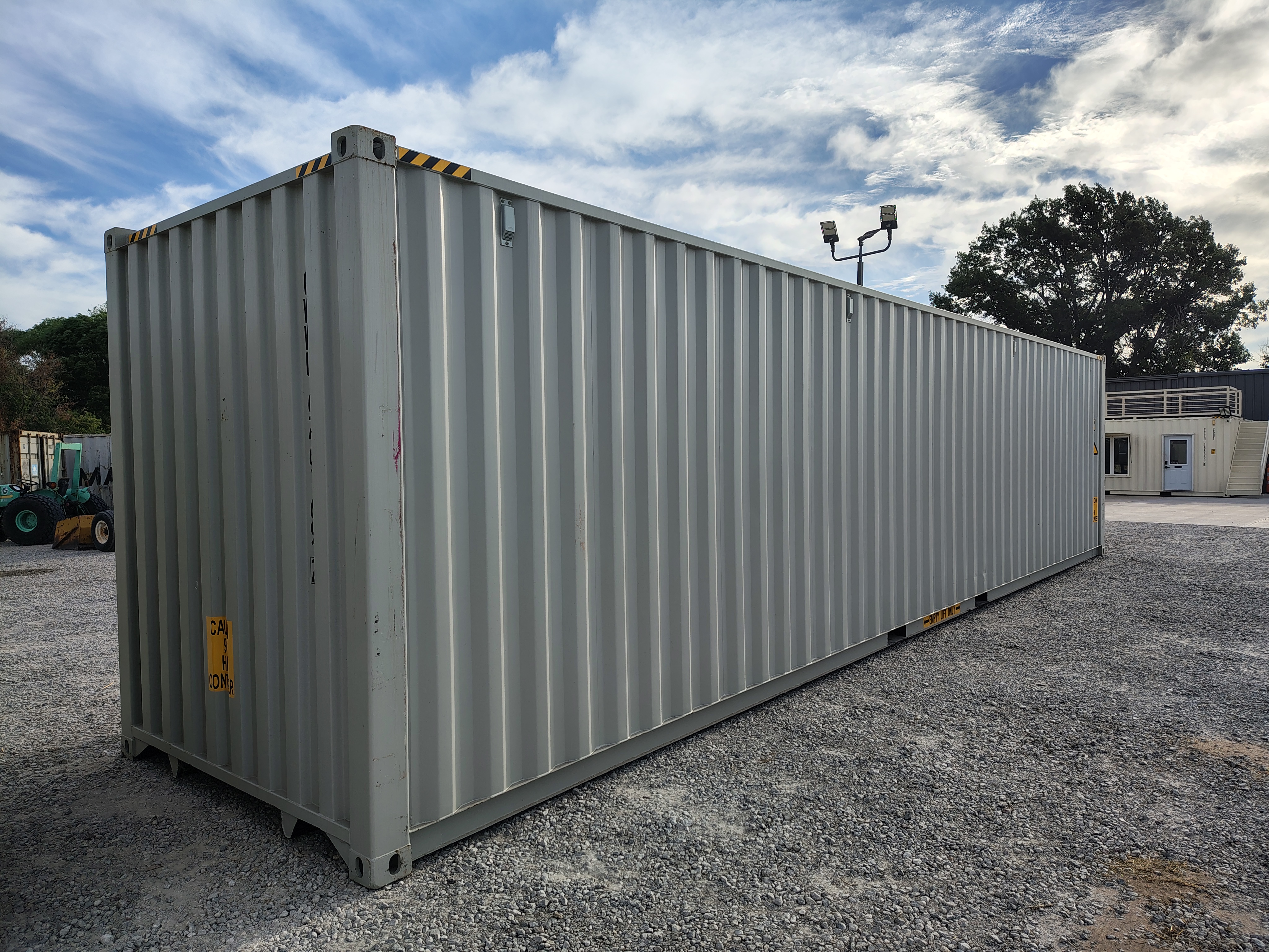 Rear corner view of the product