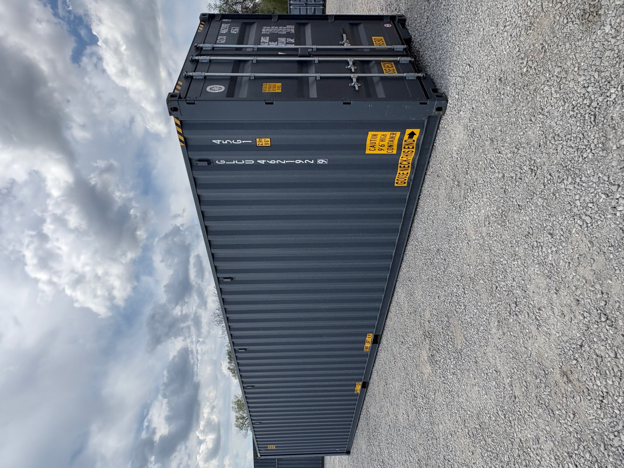 Rear corner view of the product