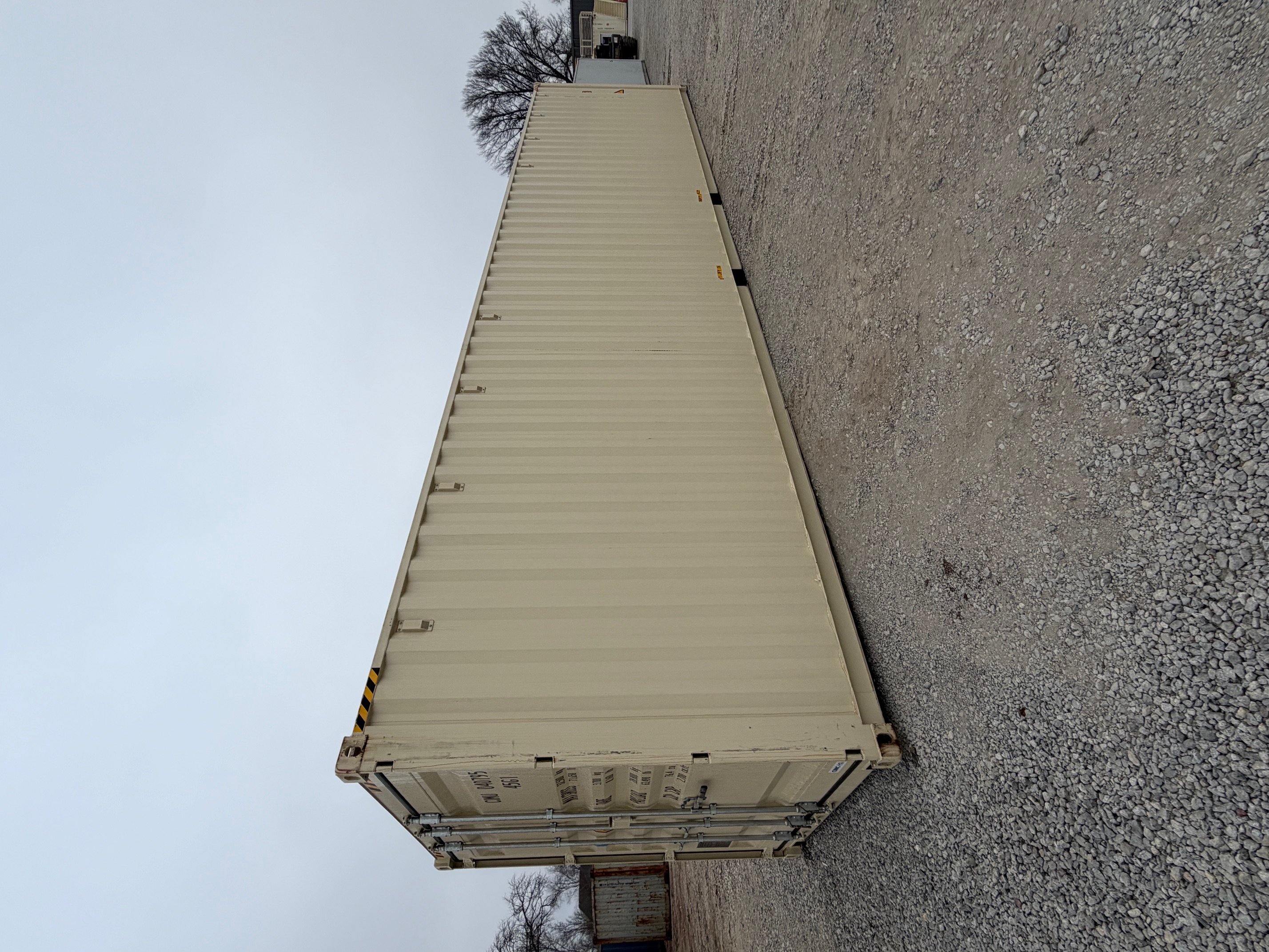 Front corner view of the product