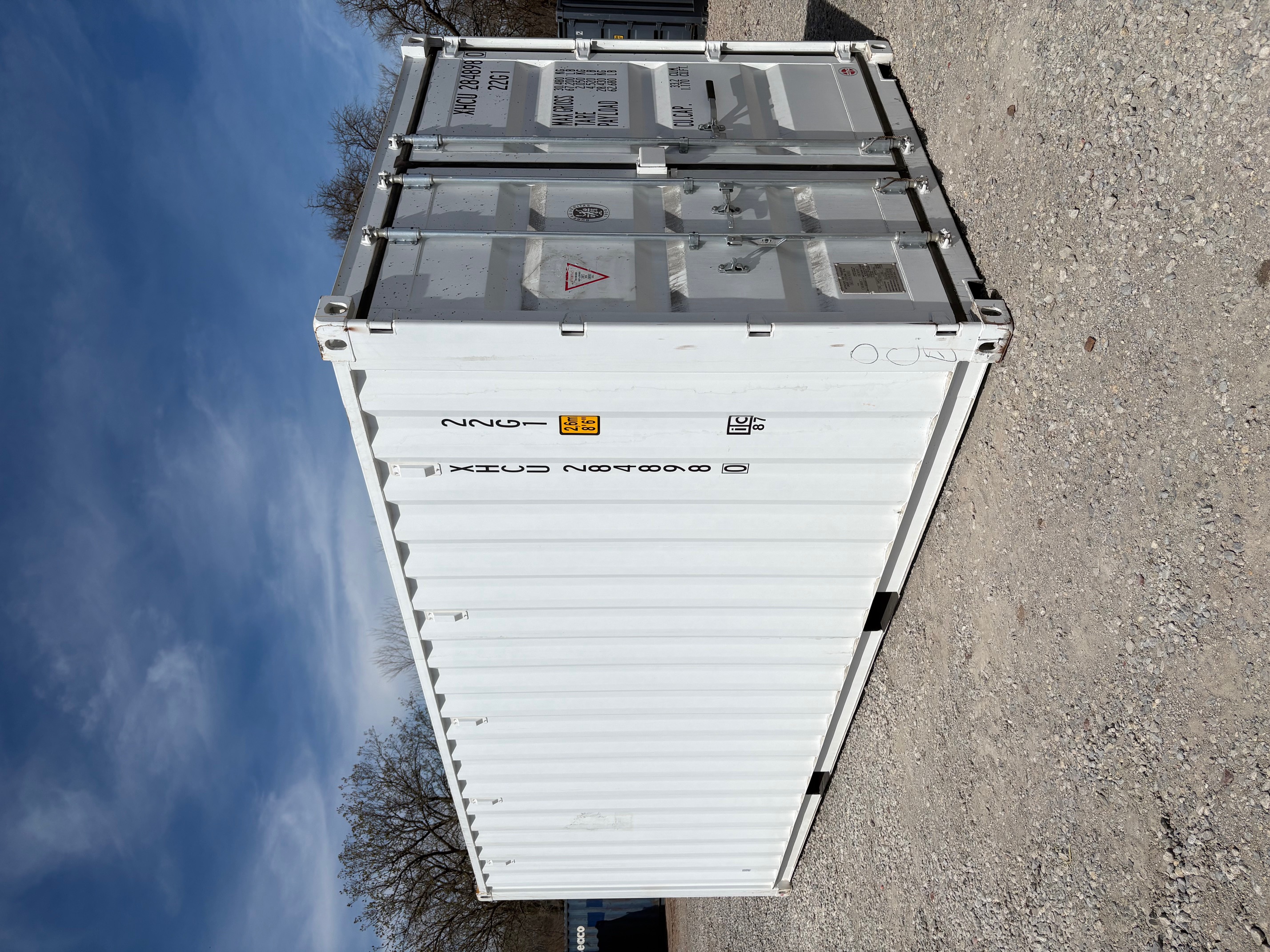 Front corner view of the product