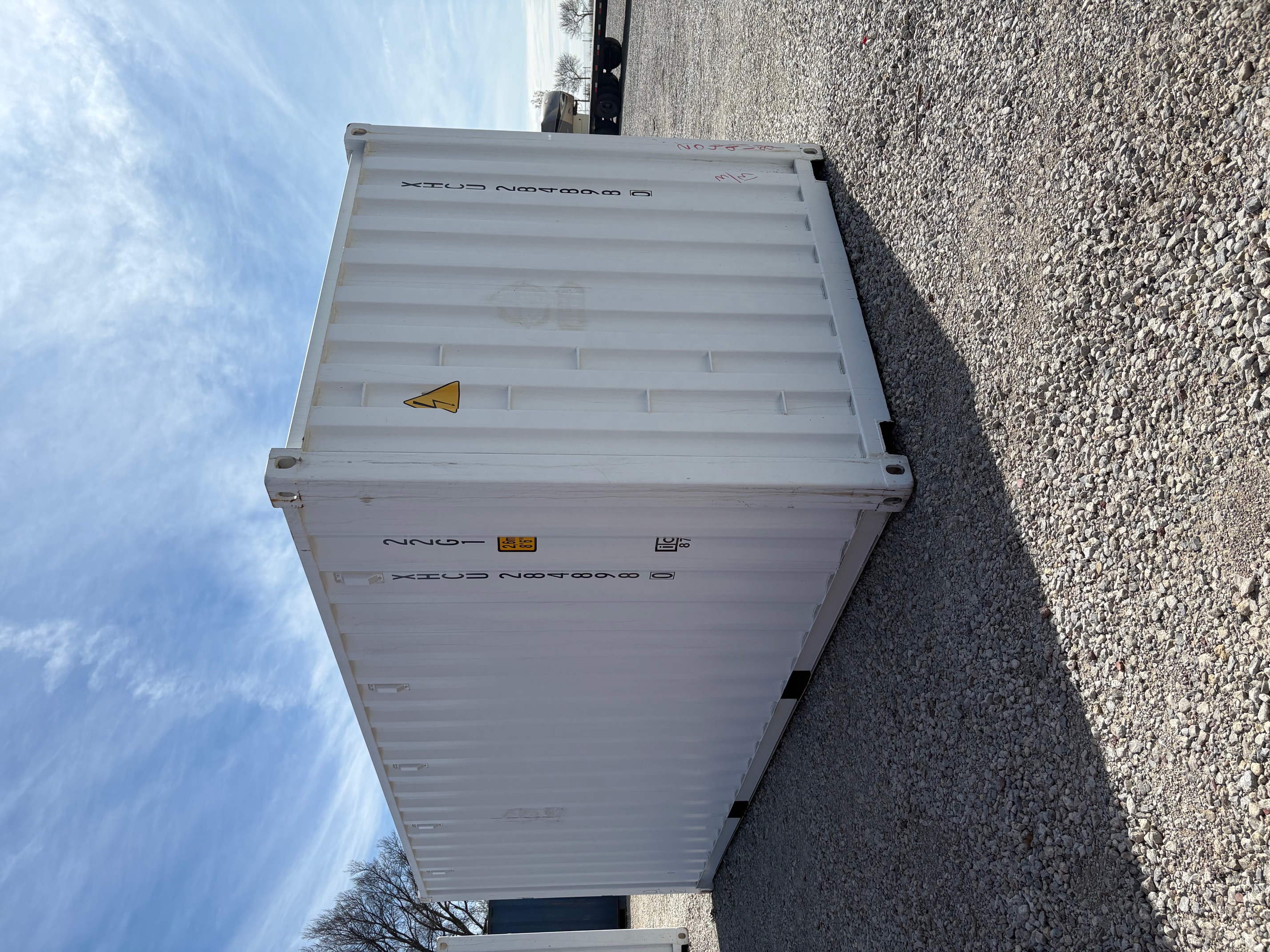 Rear corner view of the product