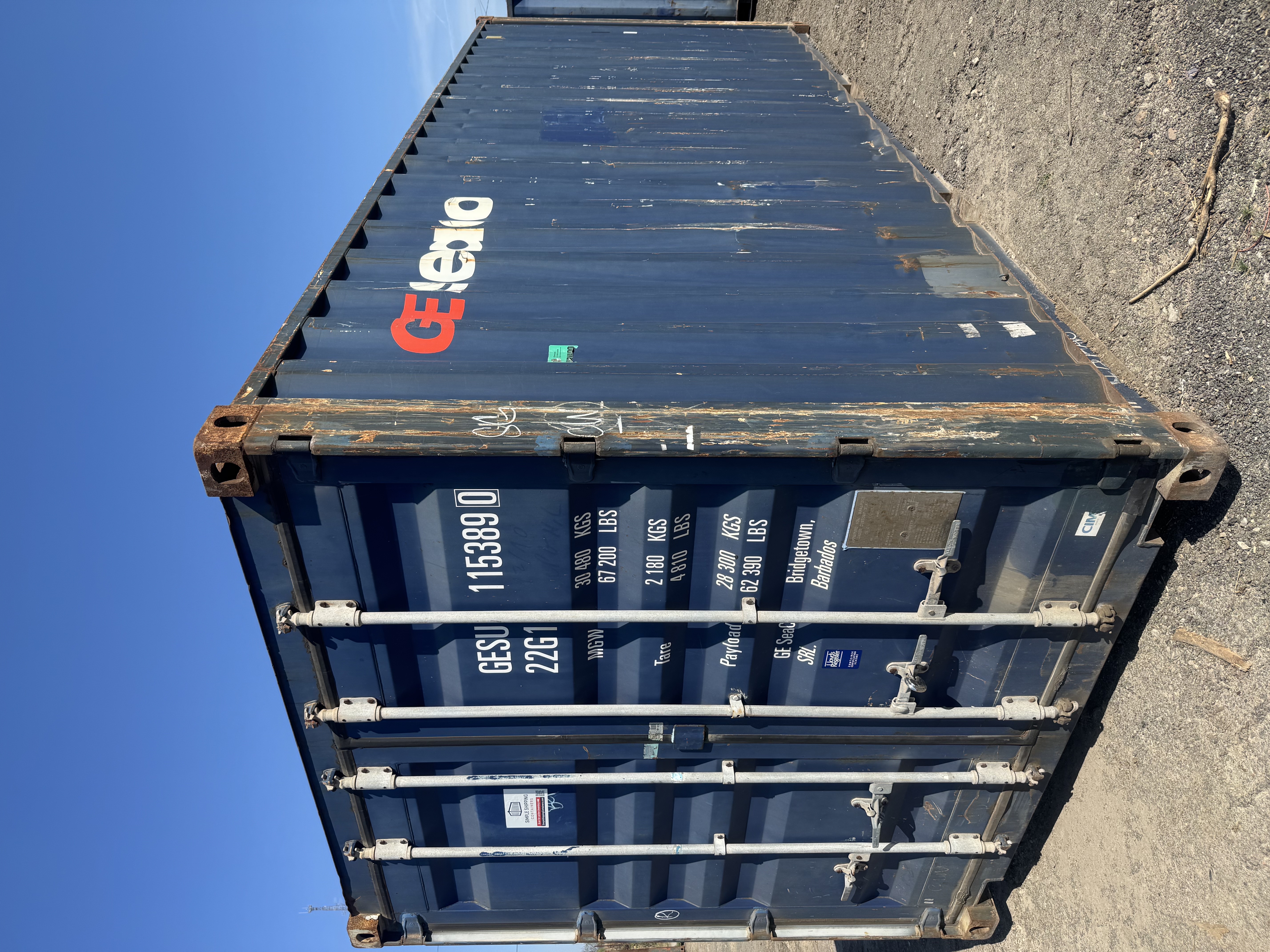 Front corner view of the product