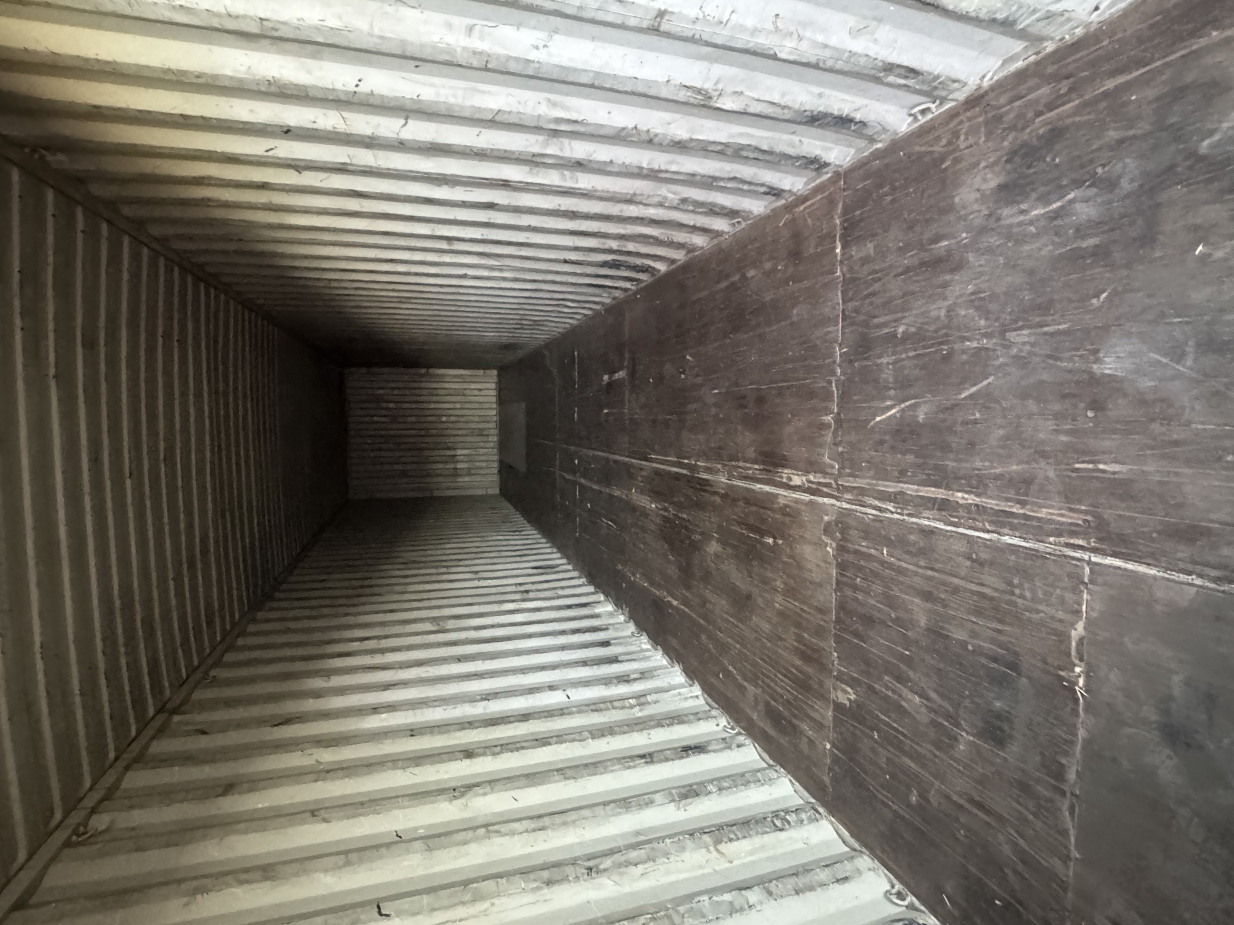 Rear corner view of the product