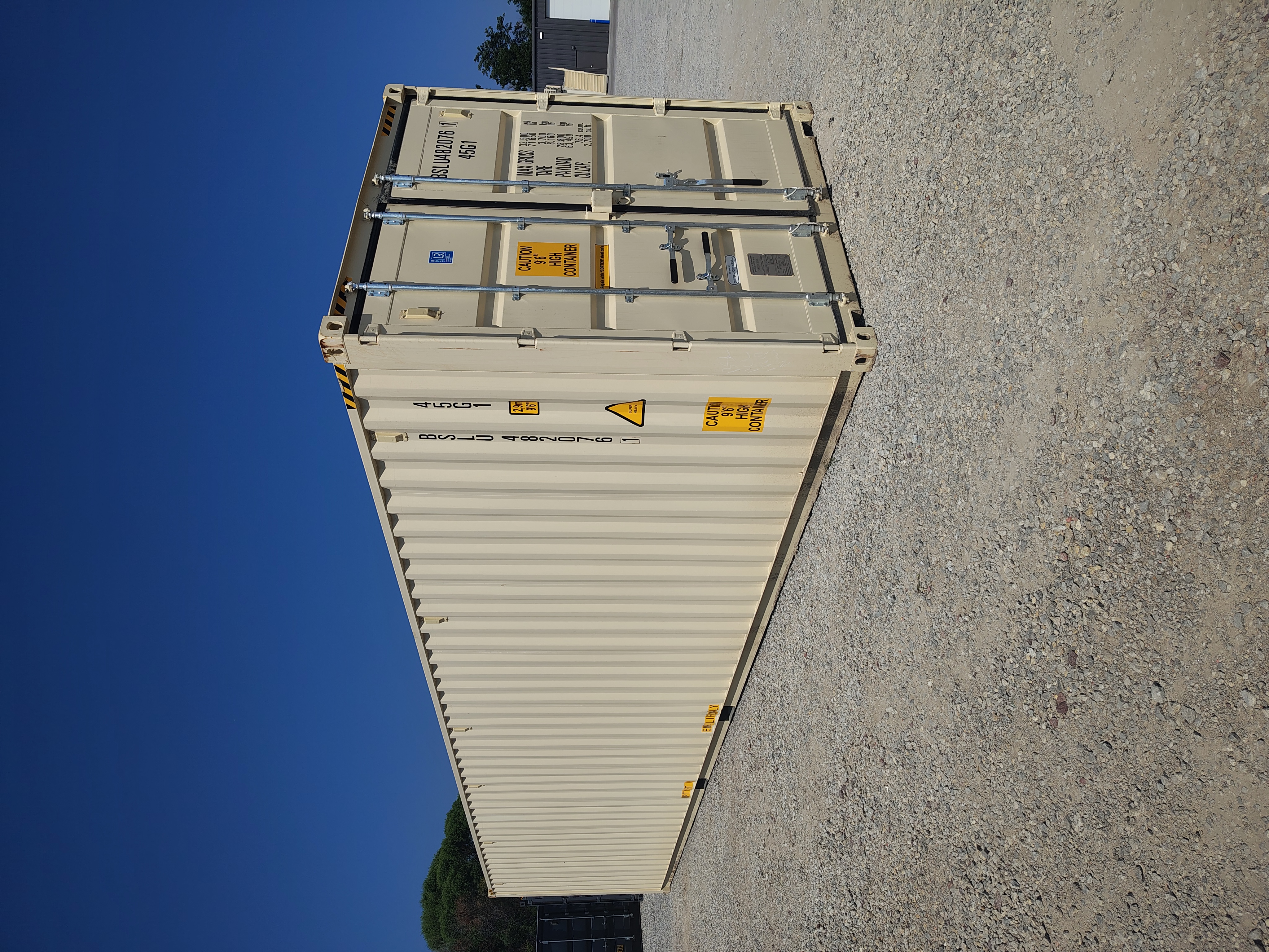 Front corner view of the product