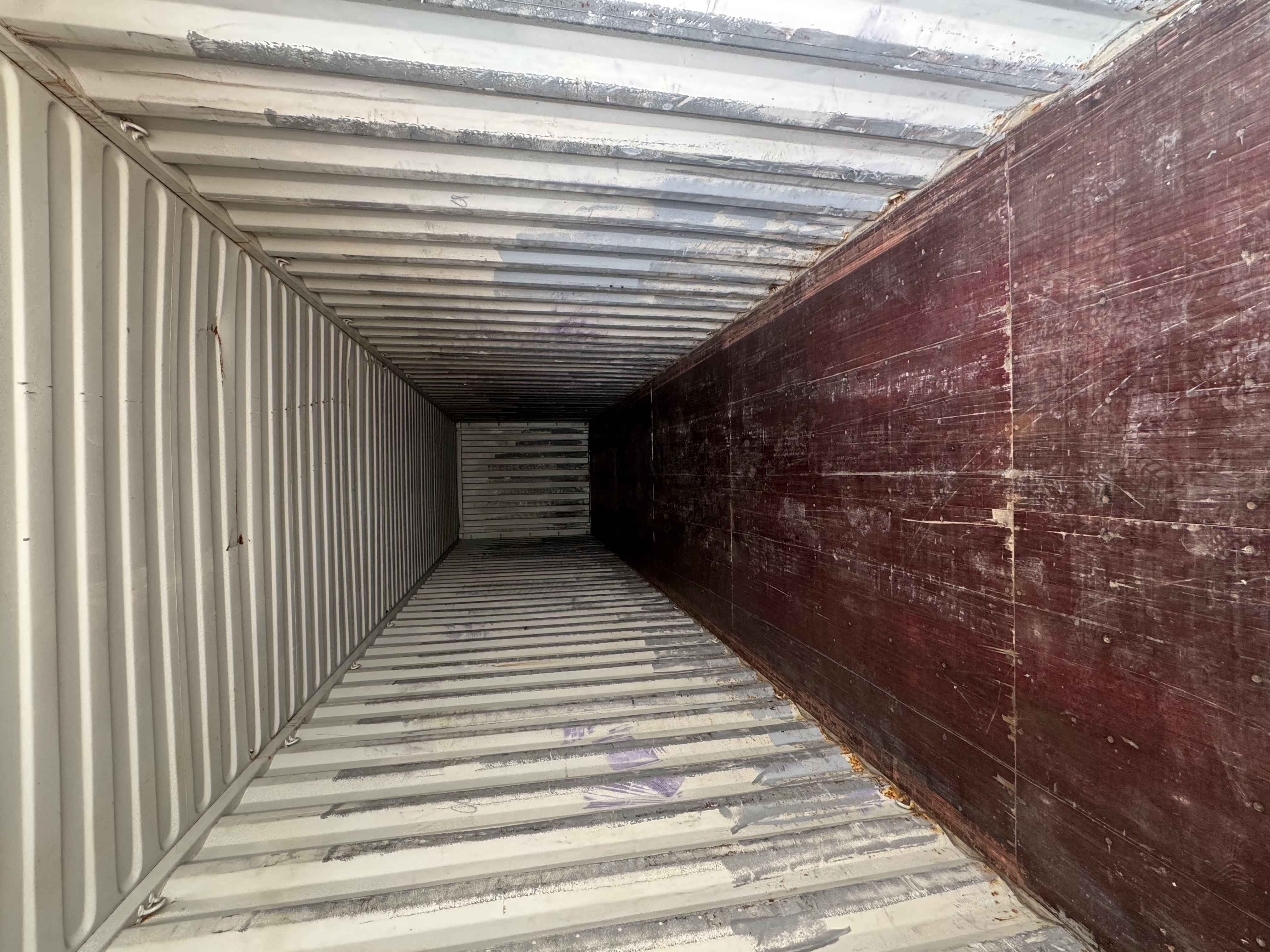 Rear corner view of the product