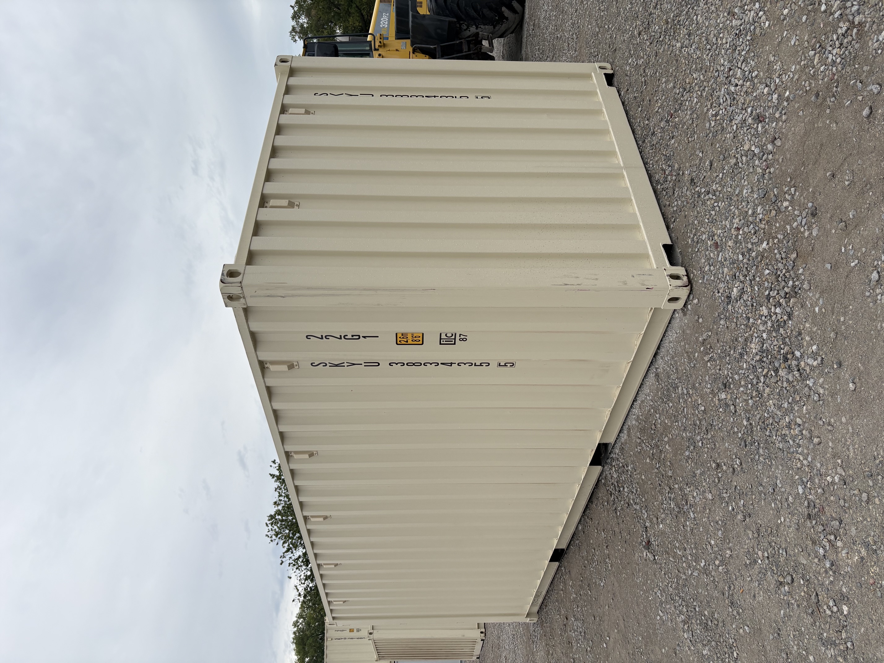 Rear corner view of the product