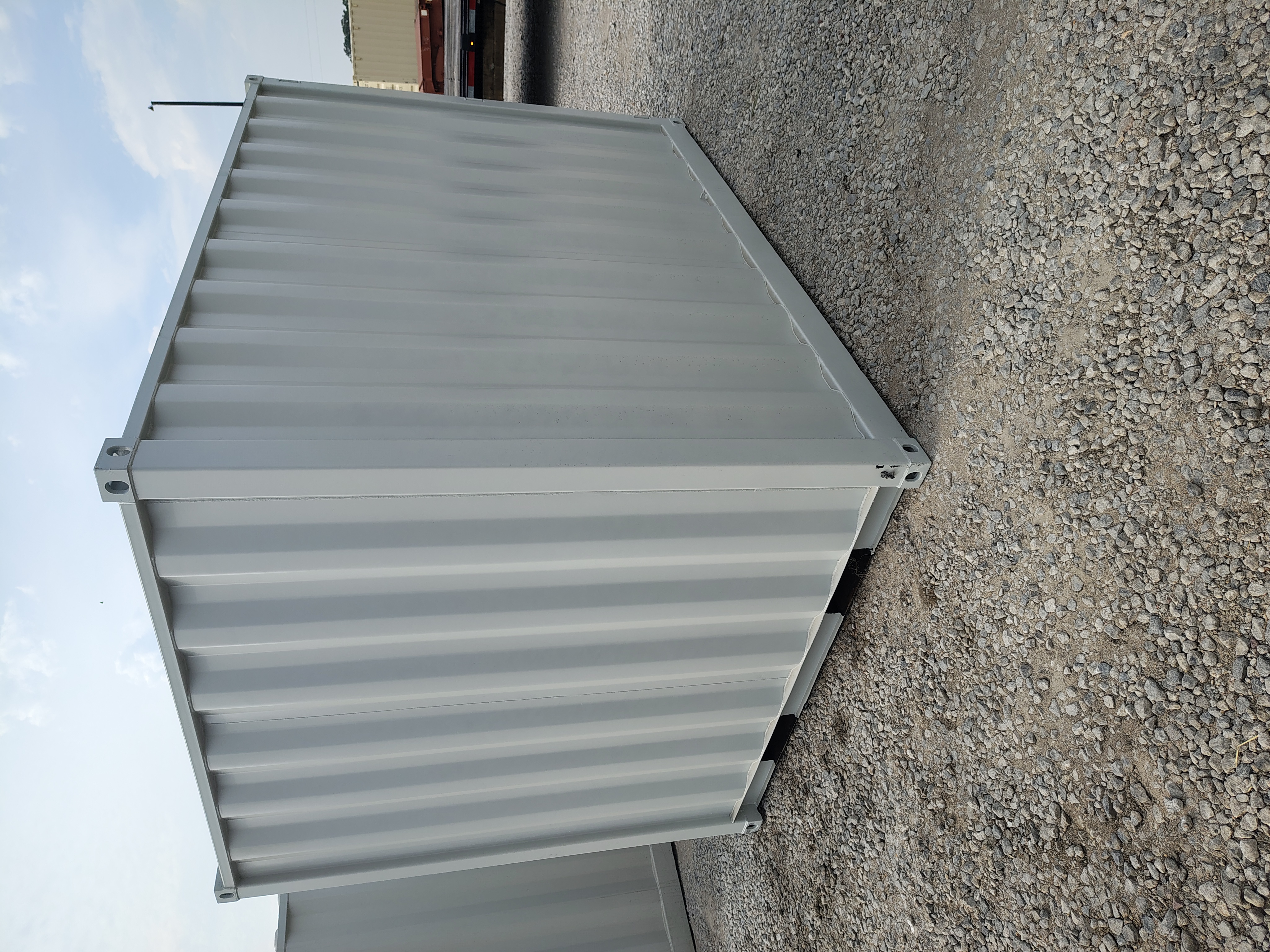 Rear corner view of the product