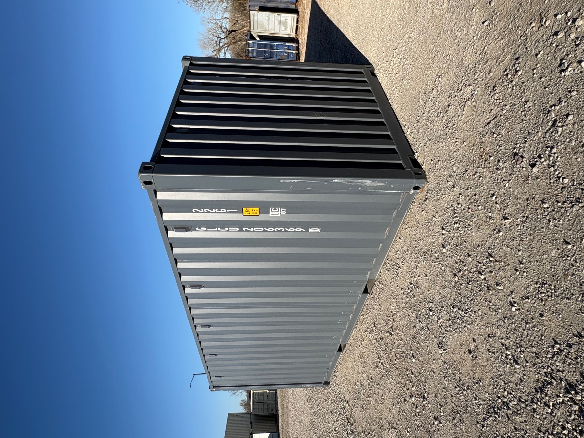 Rear corner view of the product