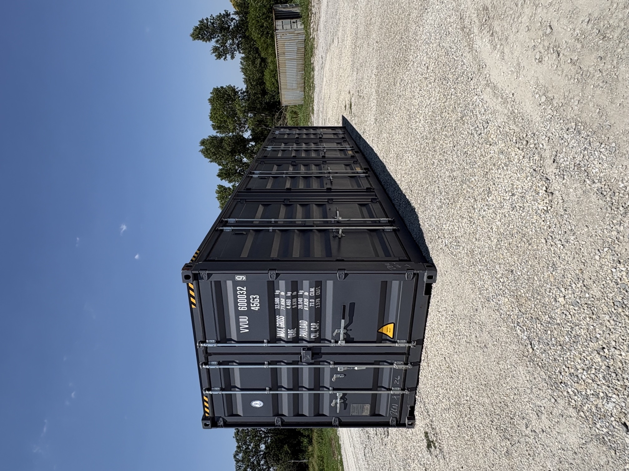 Front corner view of the product