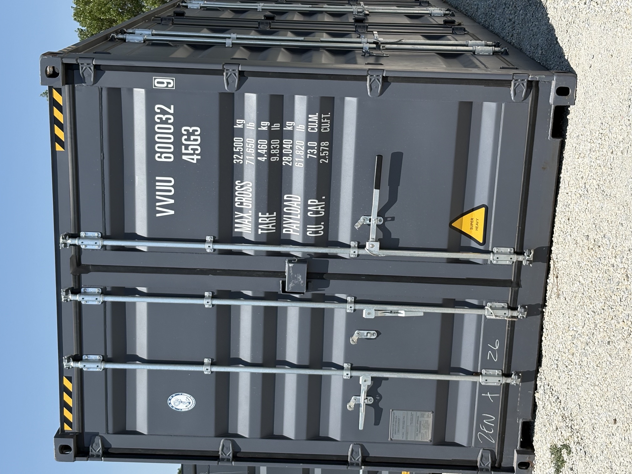 Front view of the product