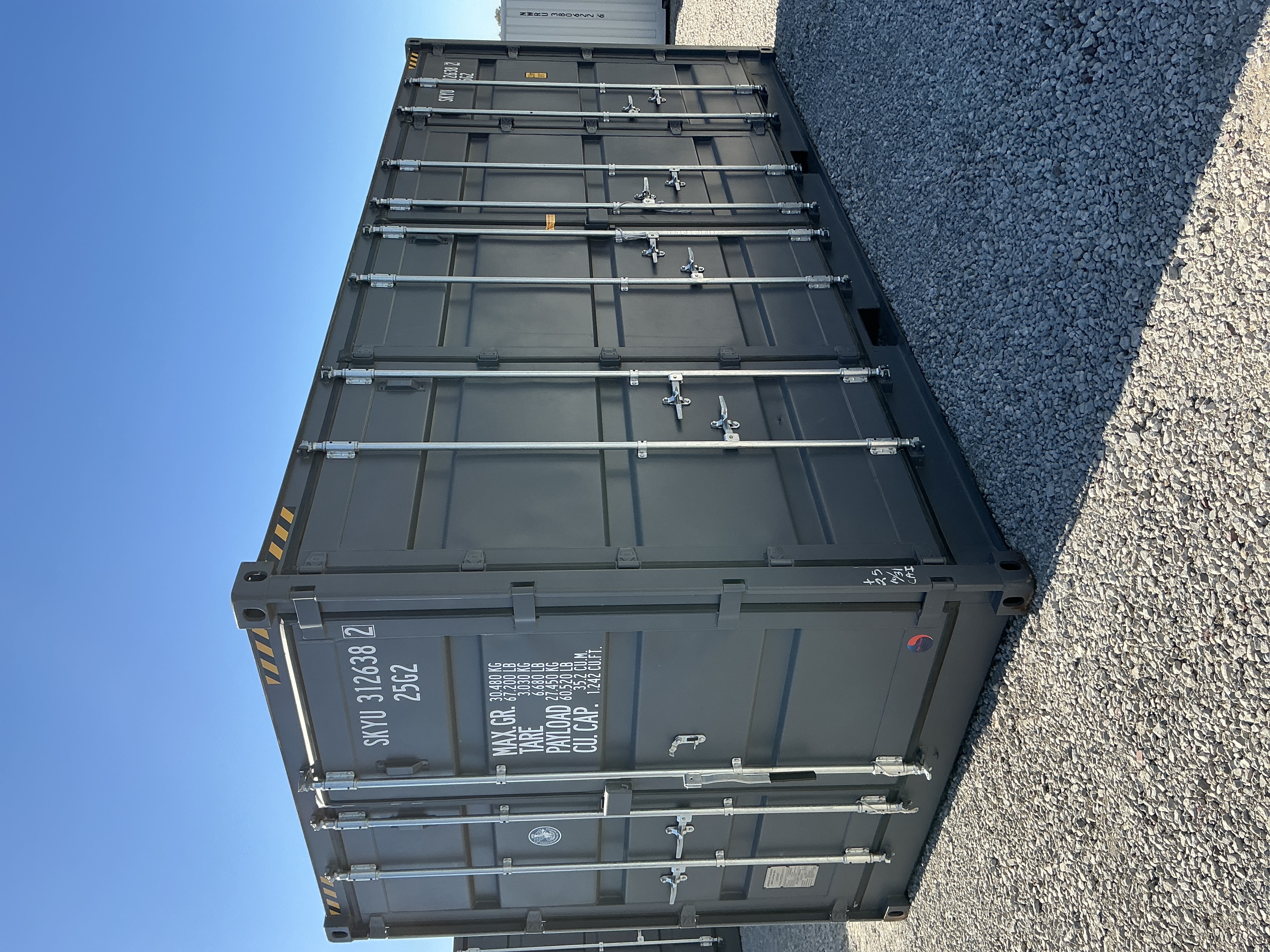 Front corner view of the product