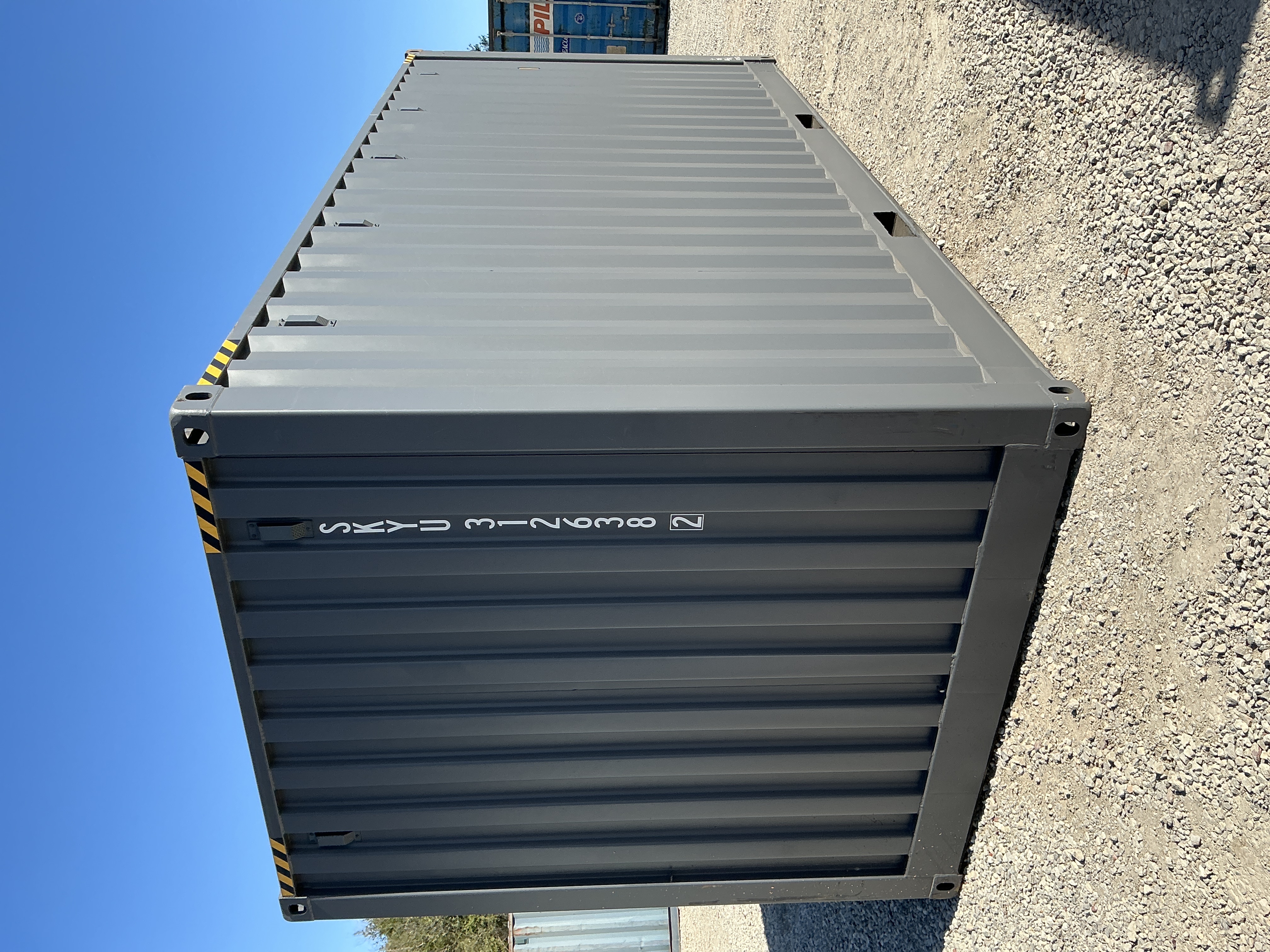 Rear corner view of the product