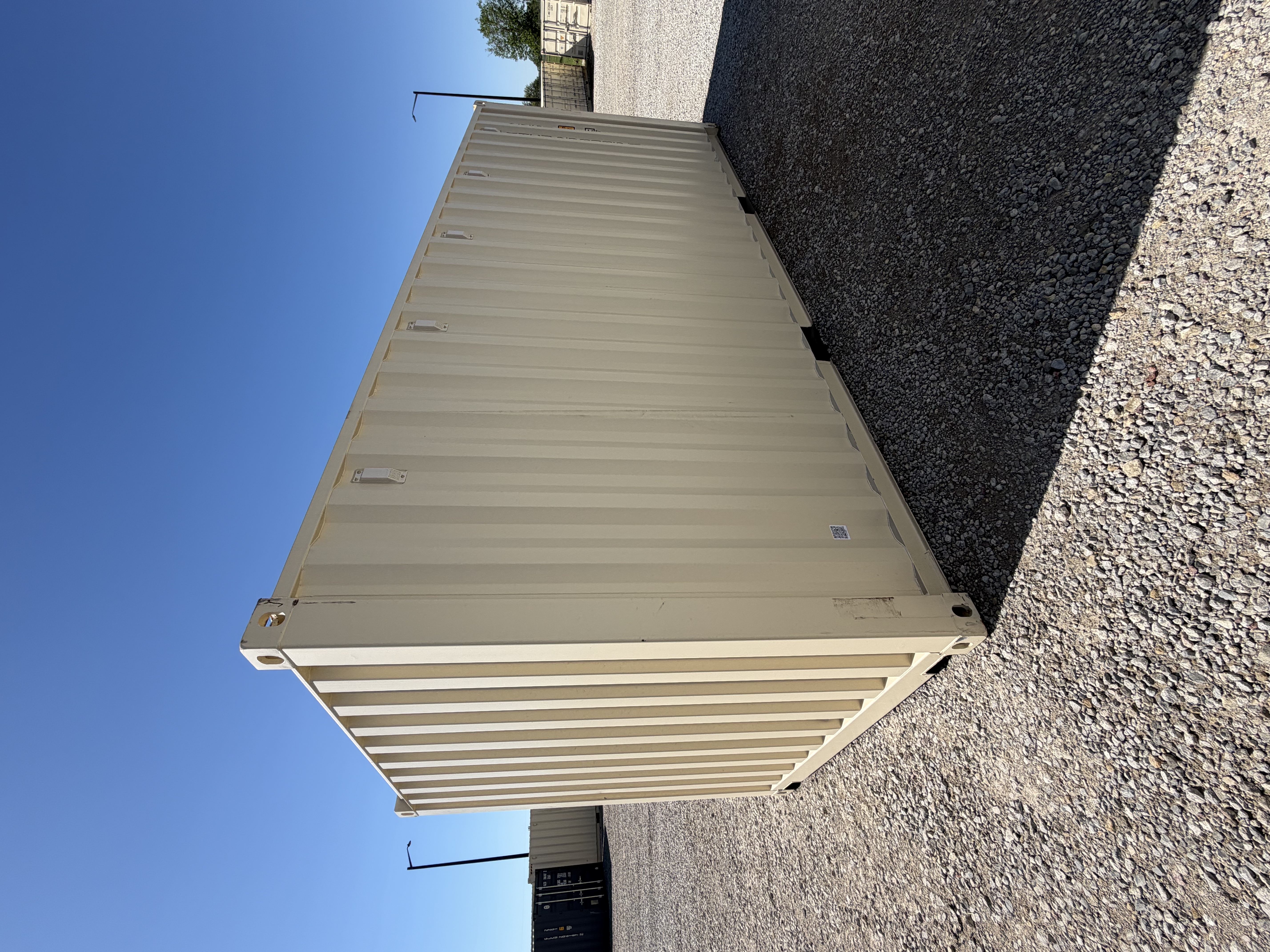 Rear corner view of the product