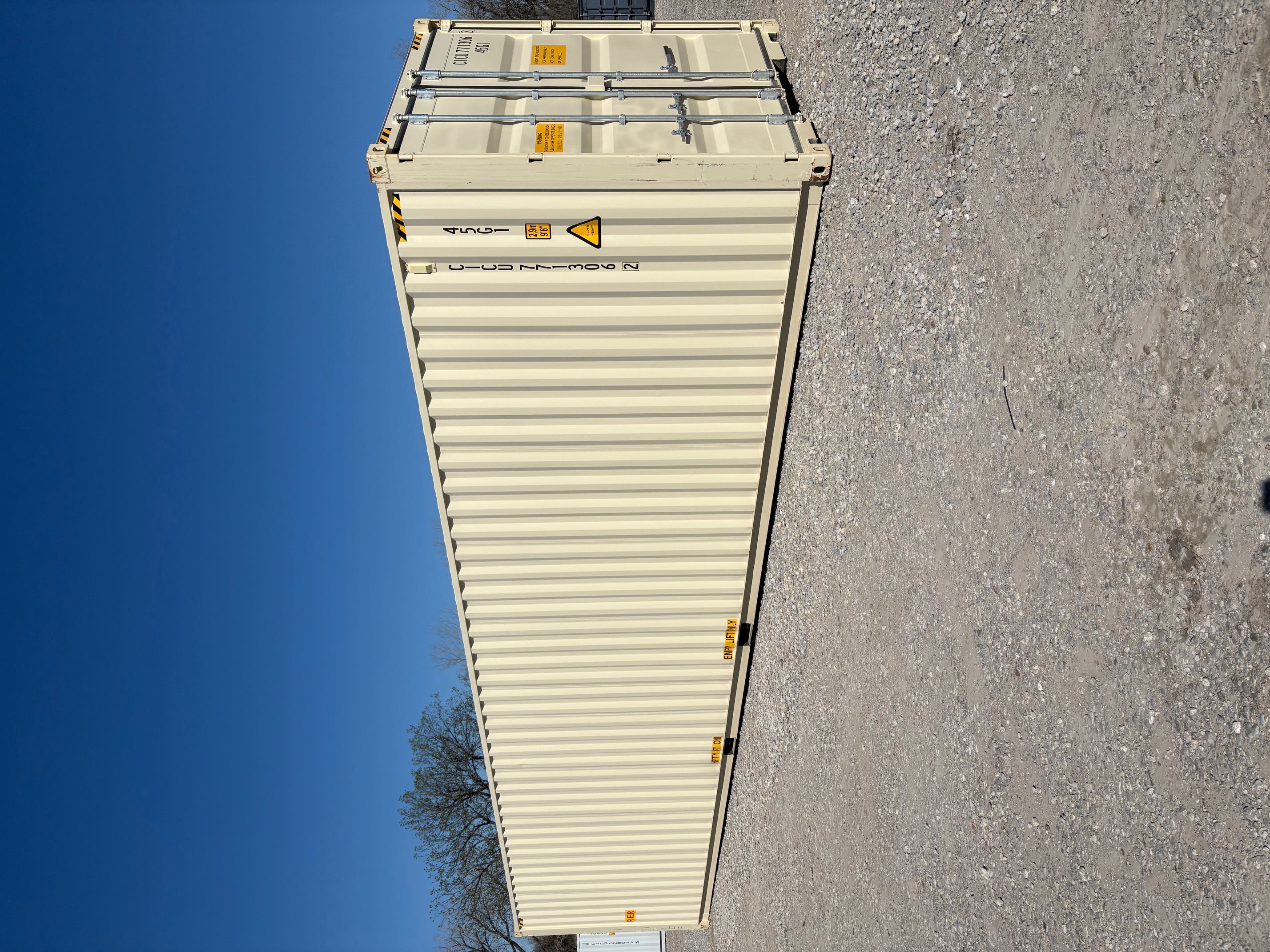 Front corner view of the product