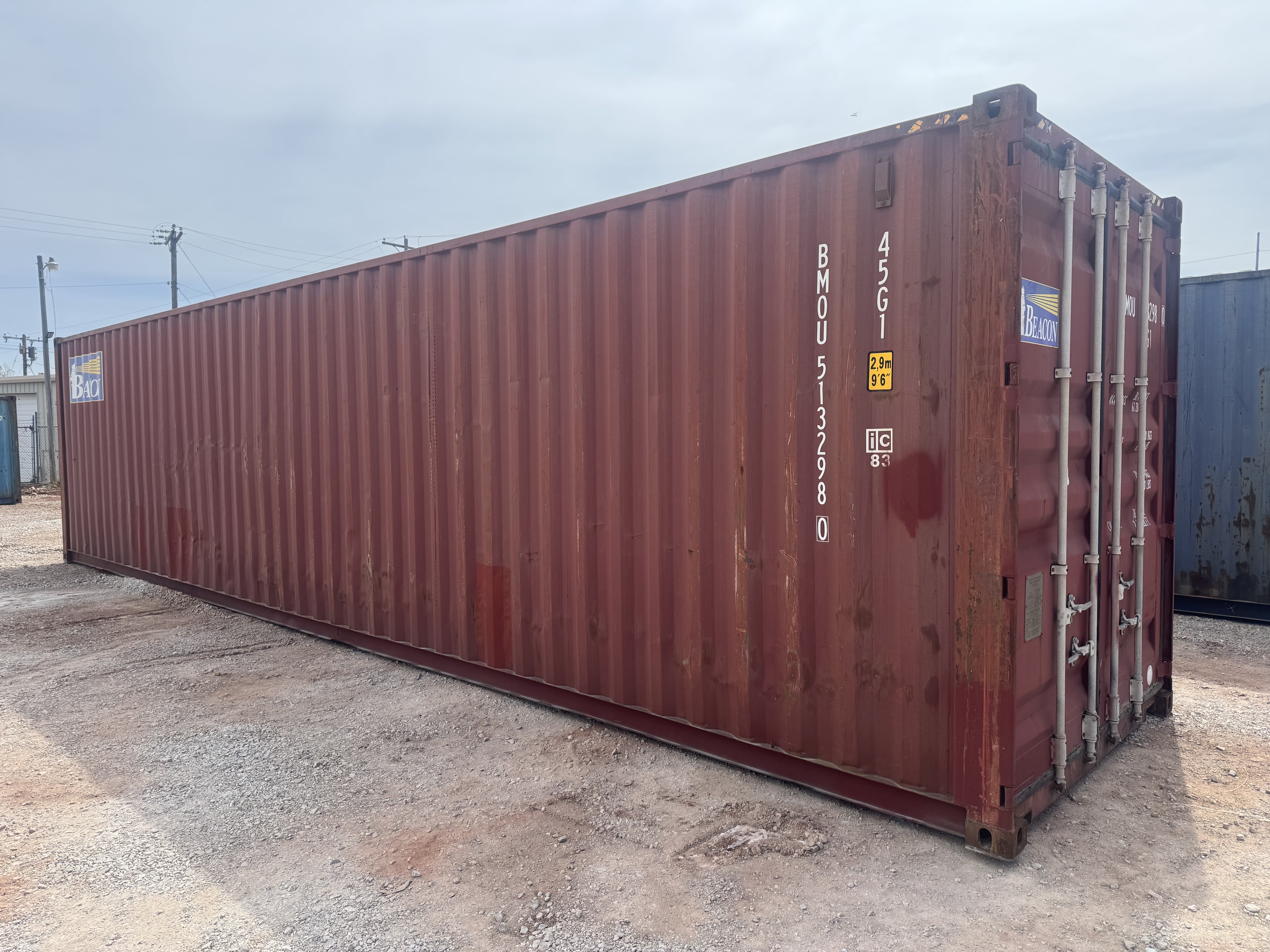 Front corner view of the product