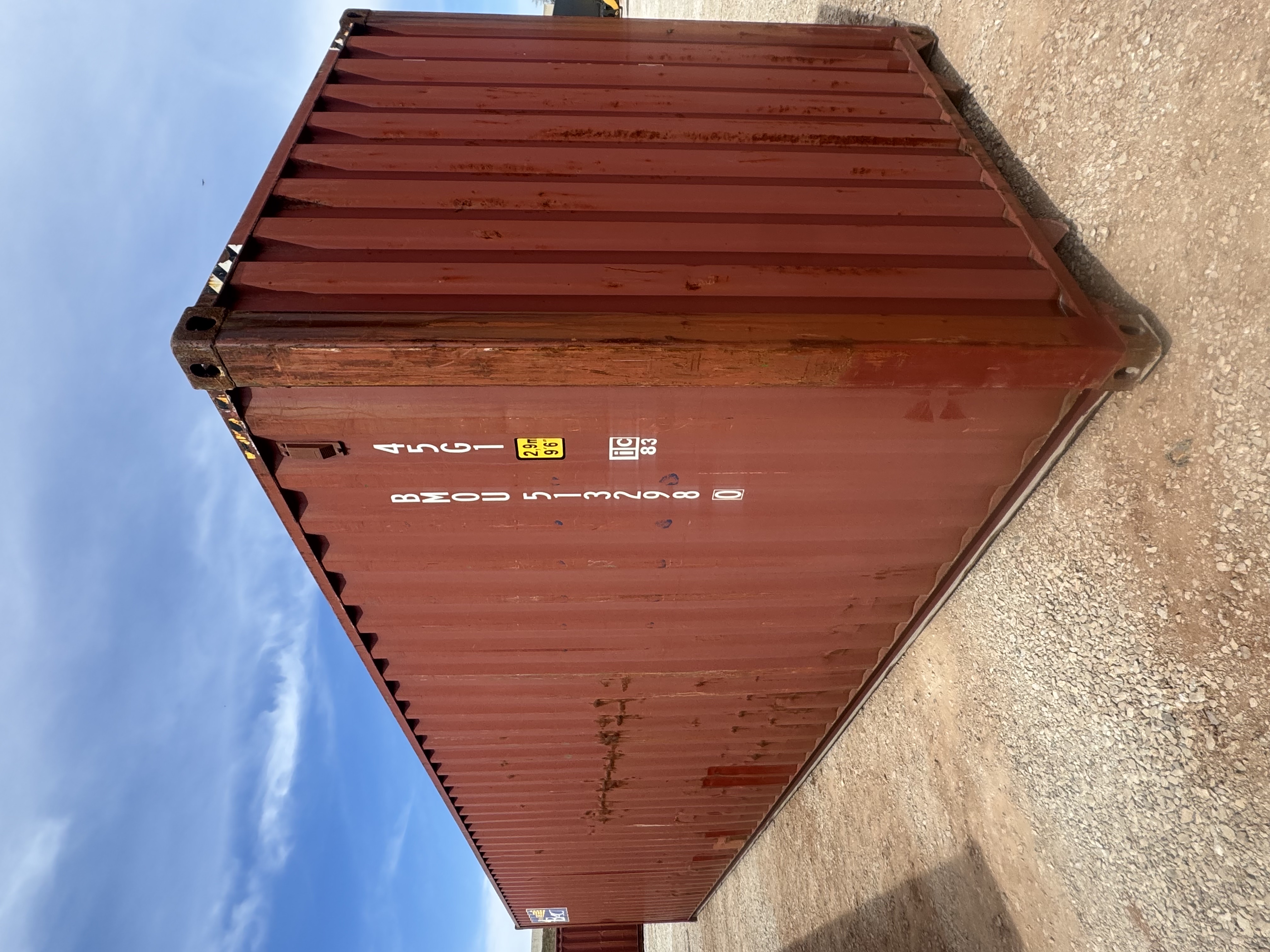 Rear corner view of the product