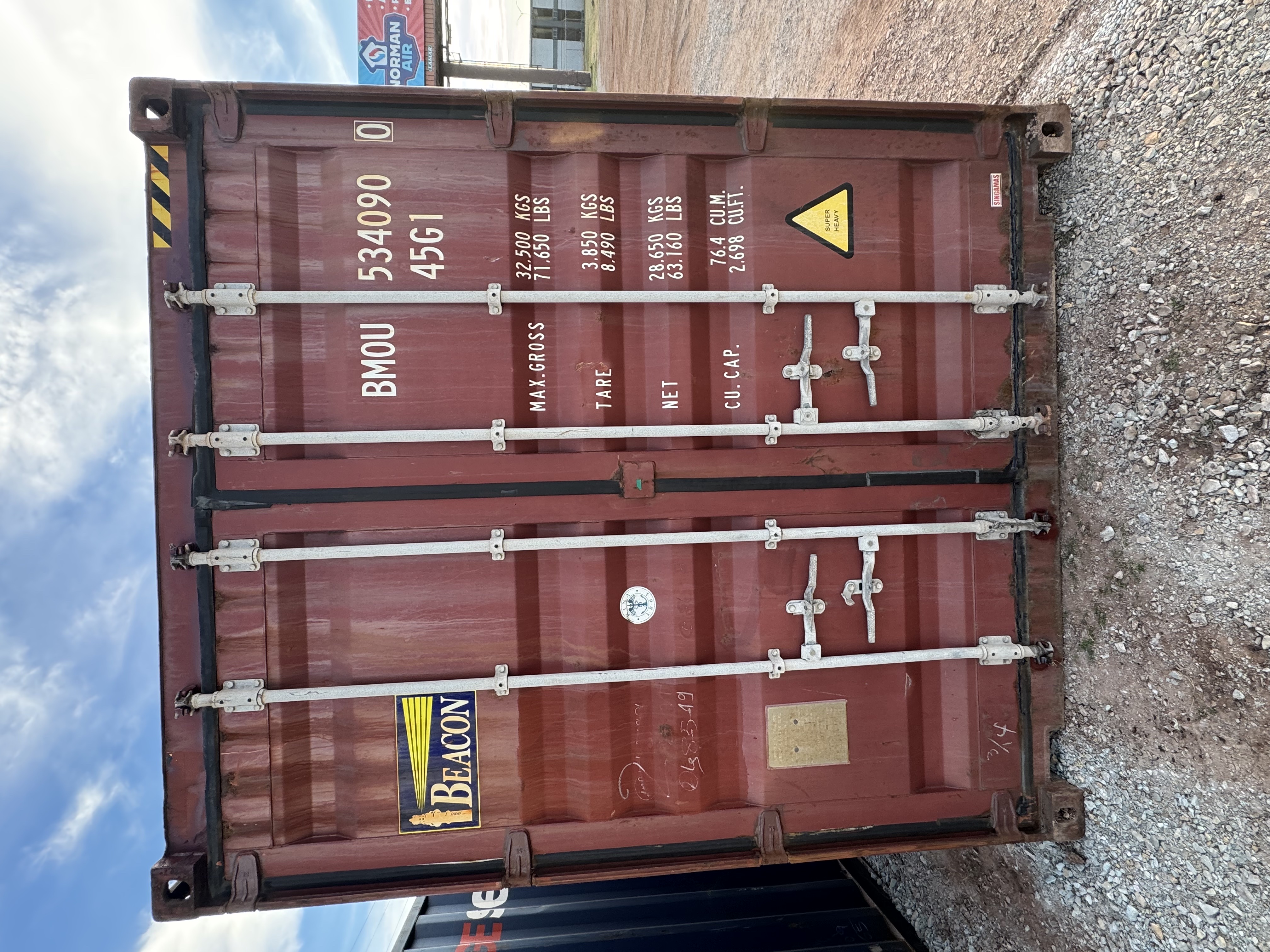 Front view of the product