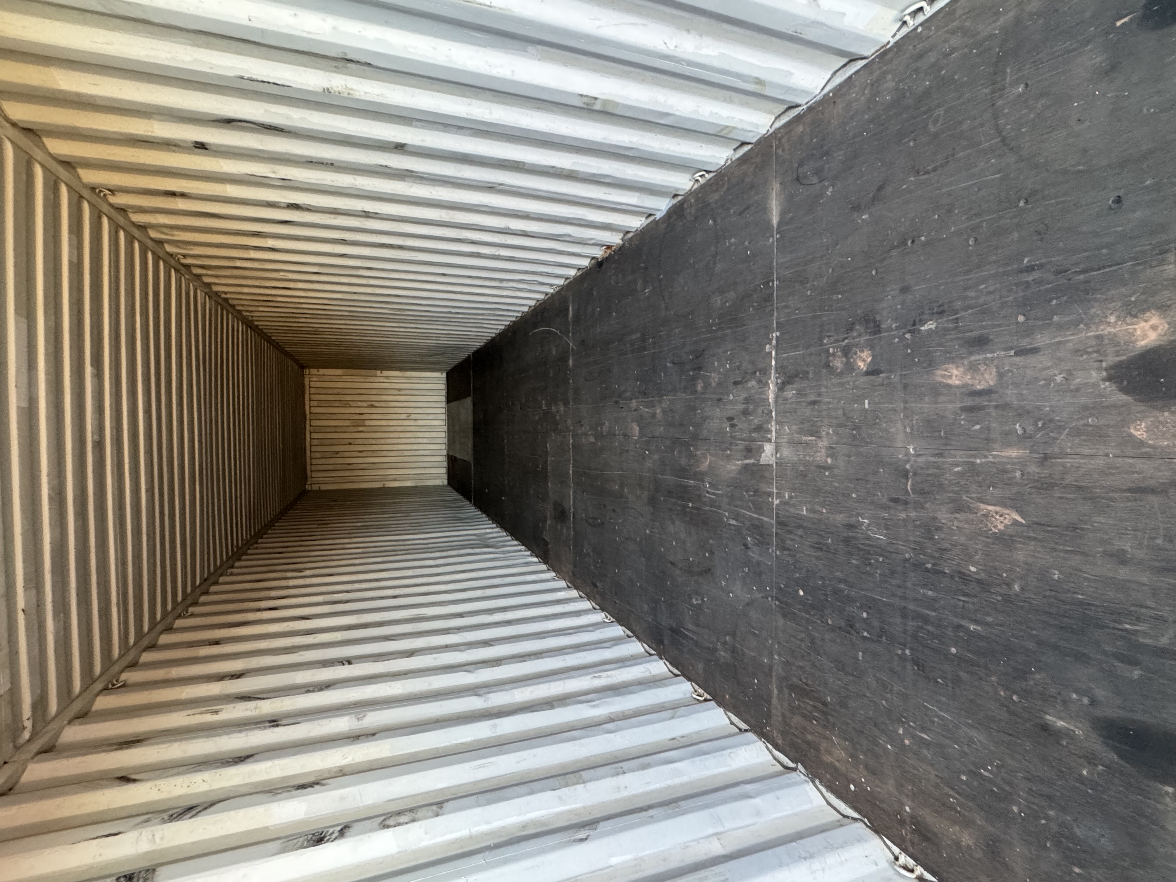 Rear corner view of the product